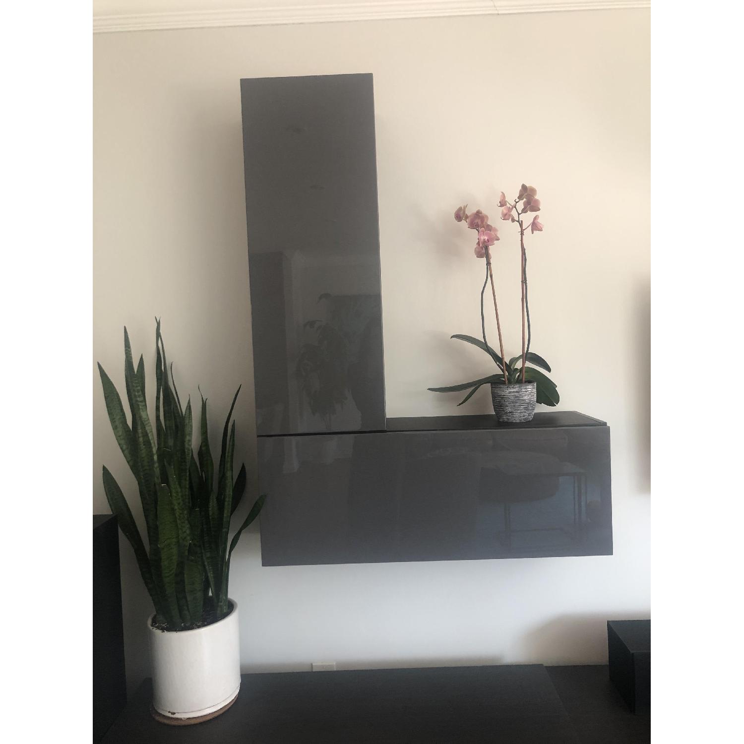 Grey L Shaped Wall Units - image-1