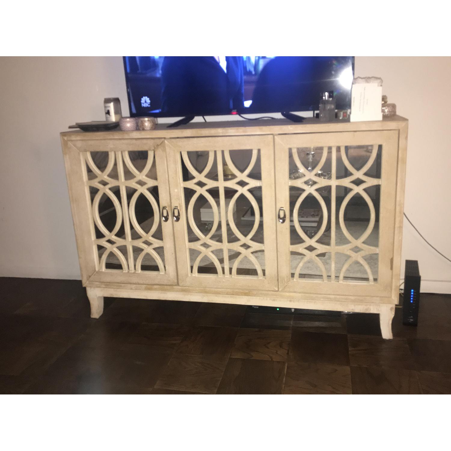 Pier 1 Mirella 3 Door Mirrored Cabinet - image-1