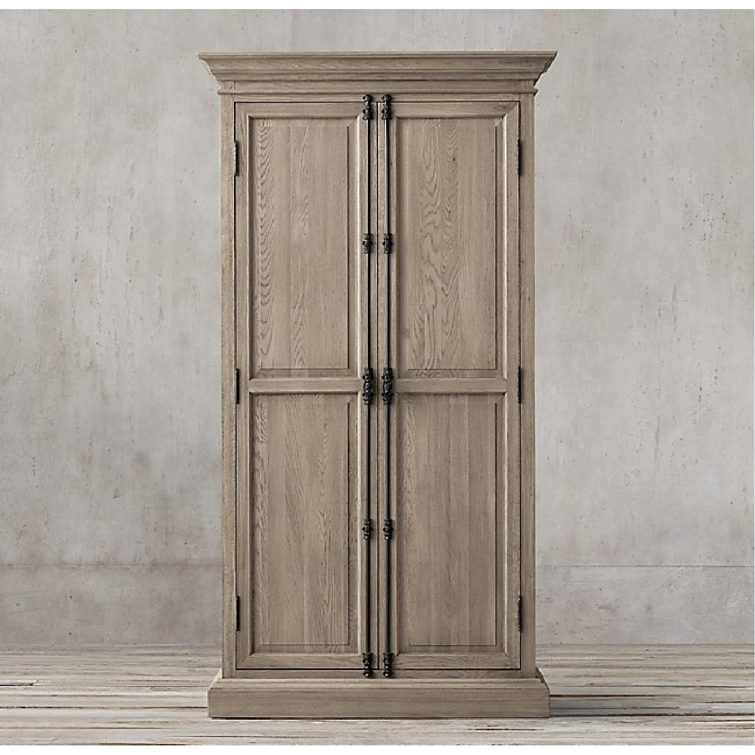 Restoration Hardware French Panel Double-Door Cabinet - image-2