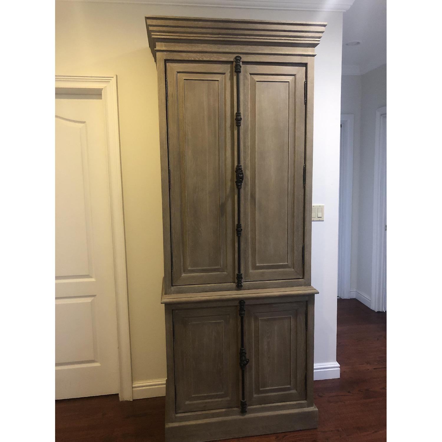 Restoration Hardware French Panel Double-Door Cabinet - image-3
