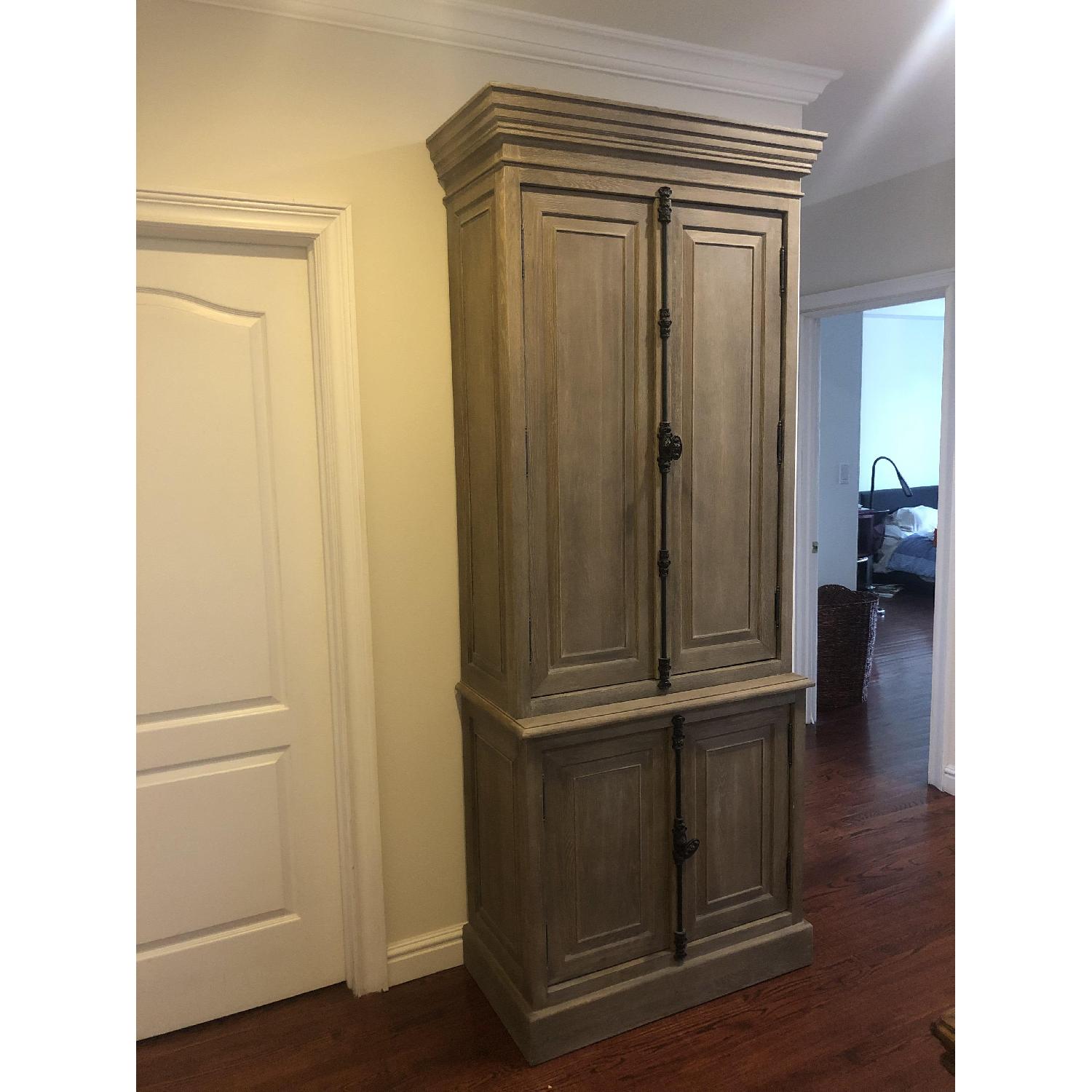Restoration Hardware French Panel Double-Door Cabinet - image-4