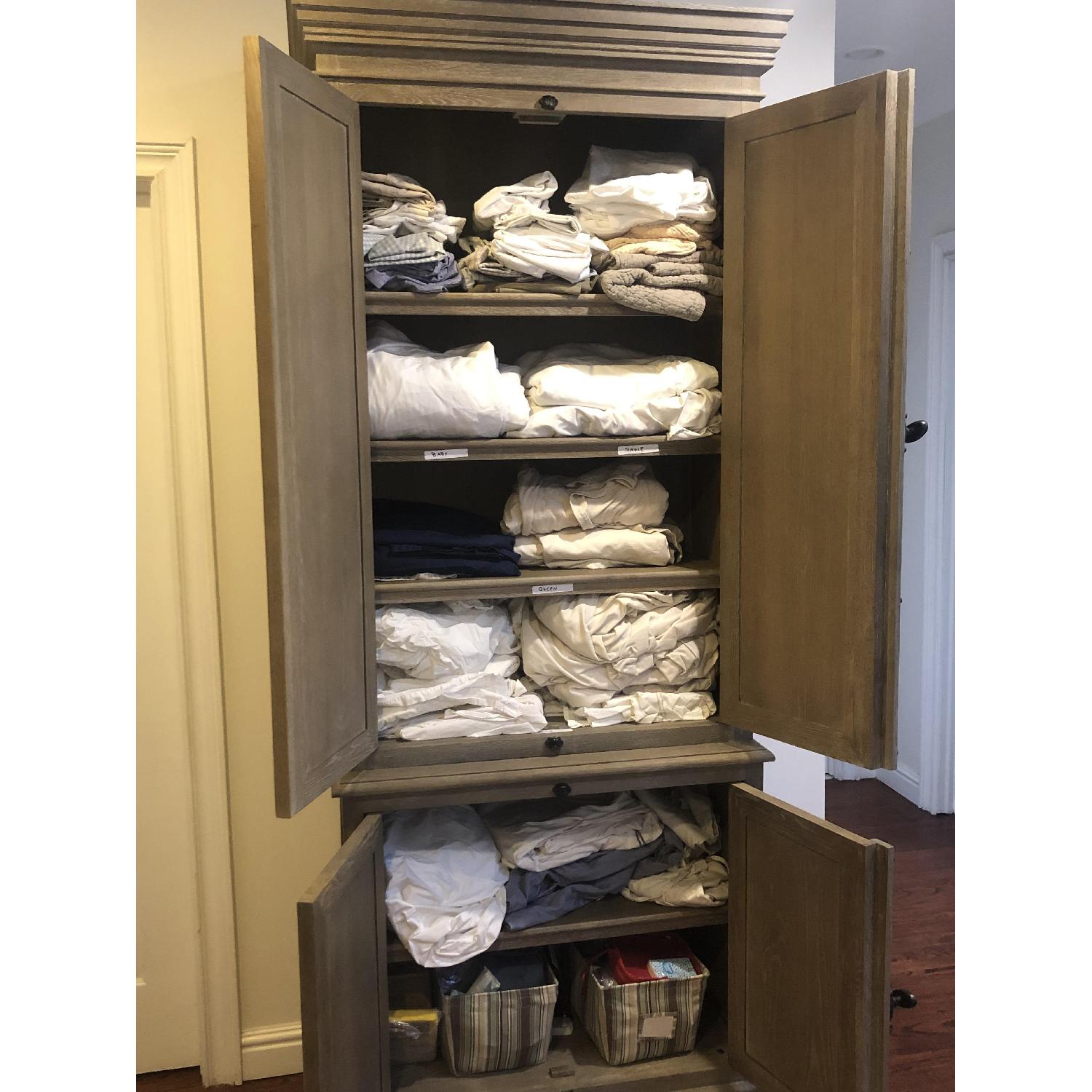 Restoration Hardware French Panel Double-Door Cabinet - image-8