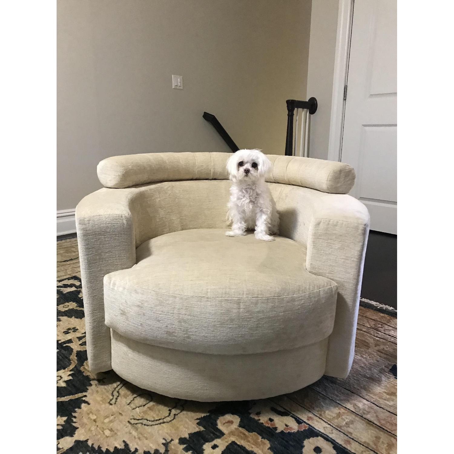 Roche Bobois Symbole Sectional Sofa + Swivel Chair - image-1