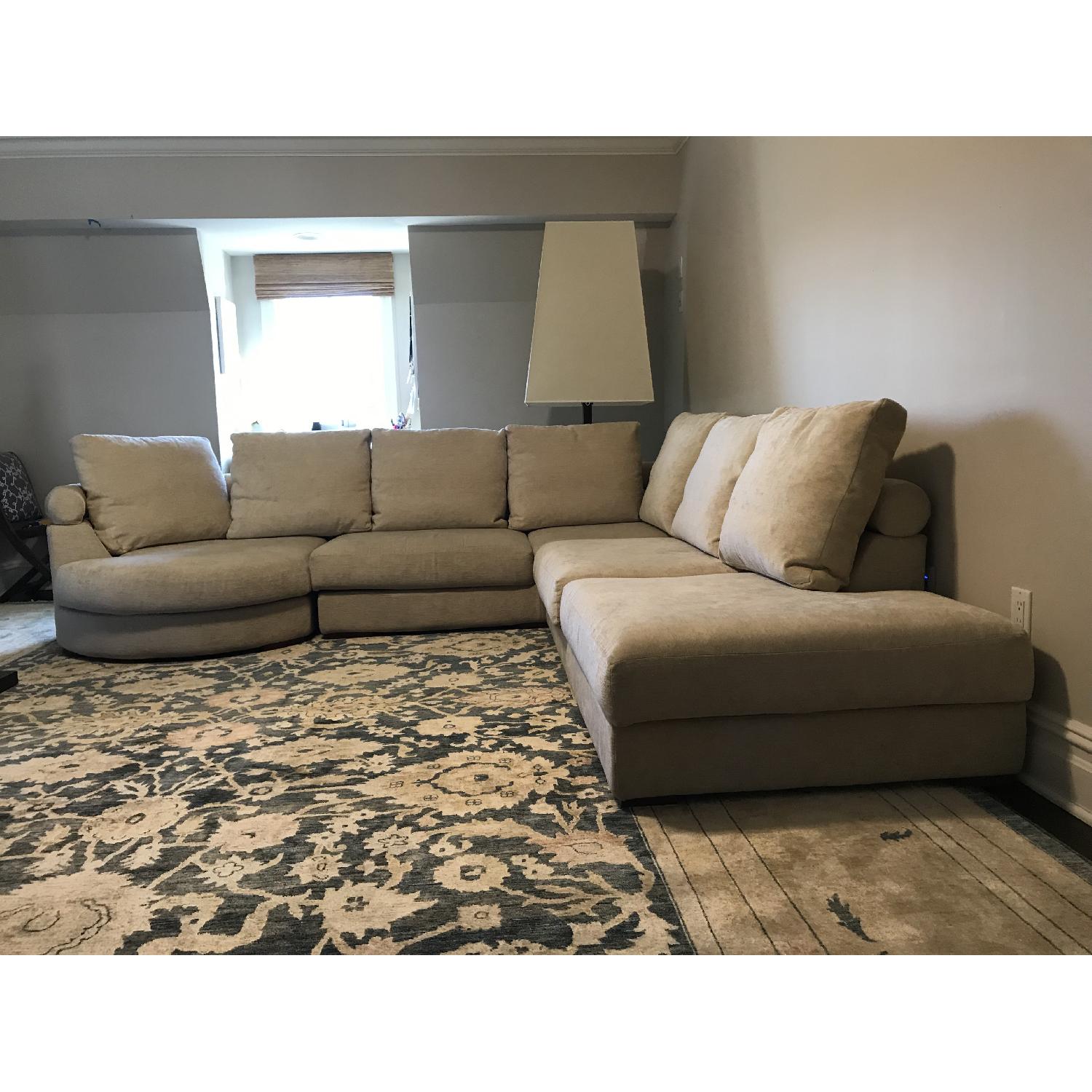 Roche Bobois Symbole Sectional Sofa + Swivel Chair - image-9