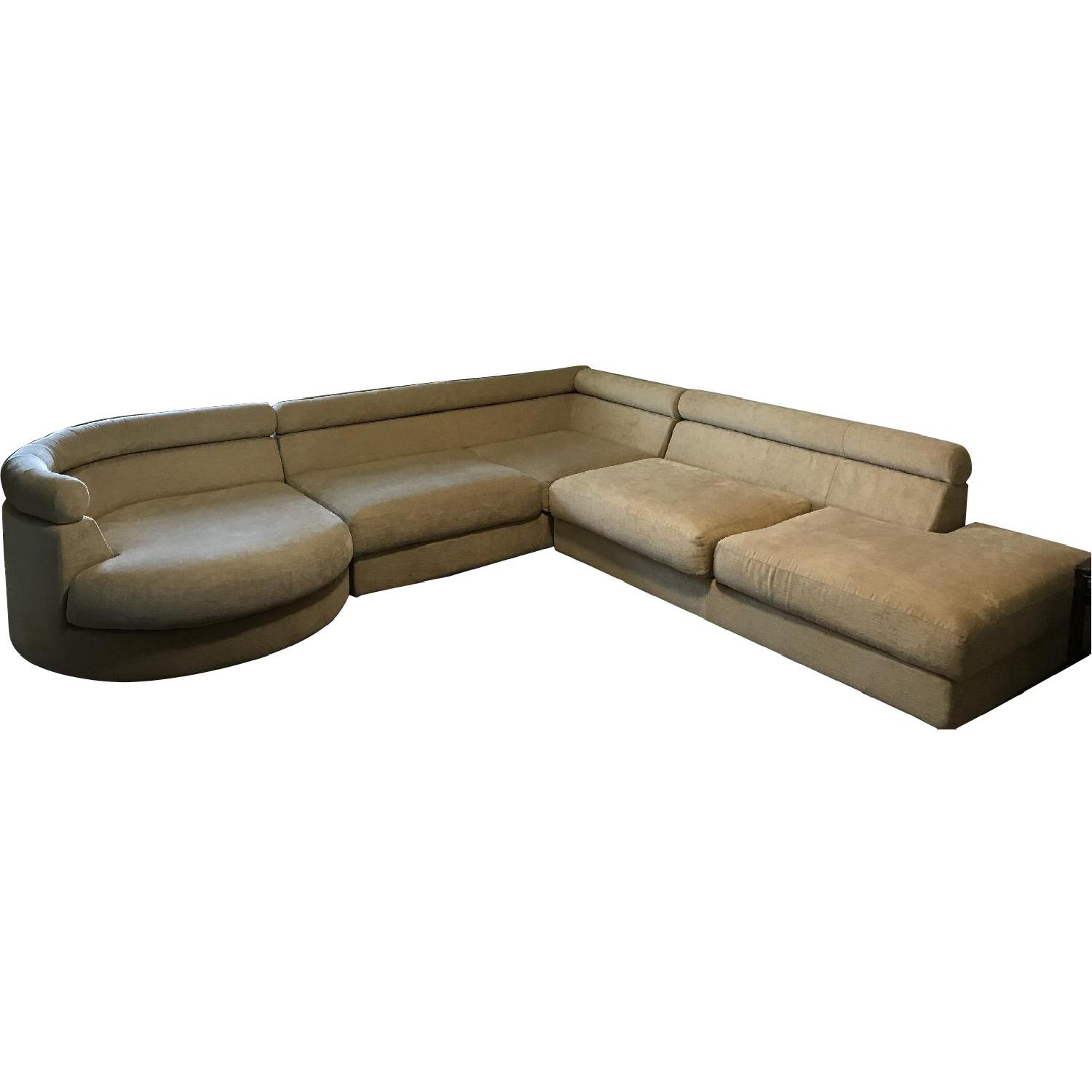 Roche Bobois Symbole Sectional Sofa + Swivel Chair - image-0