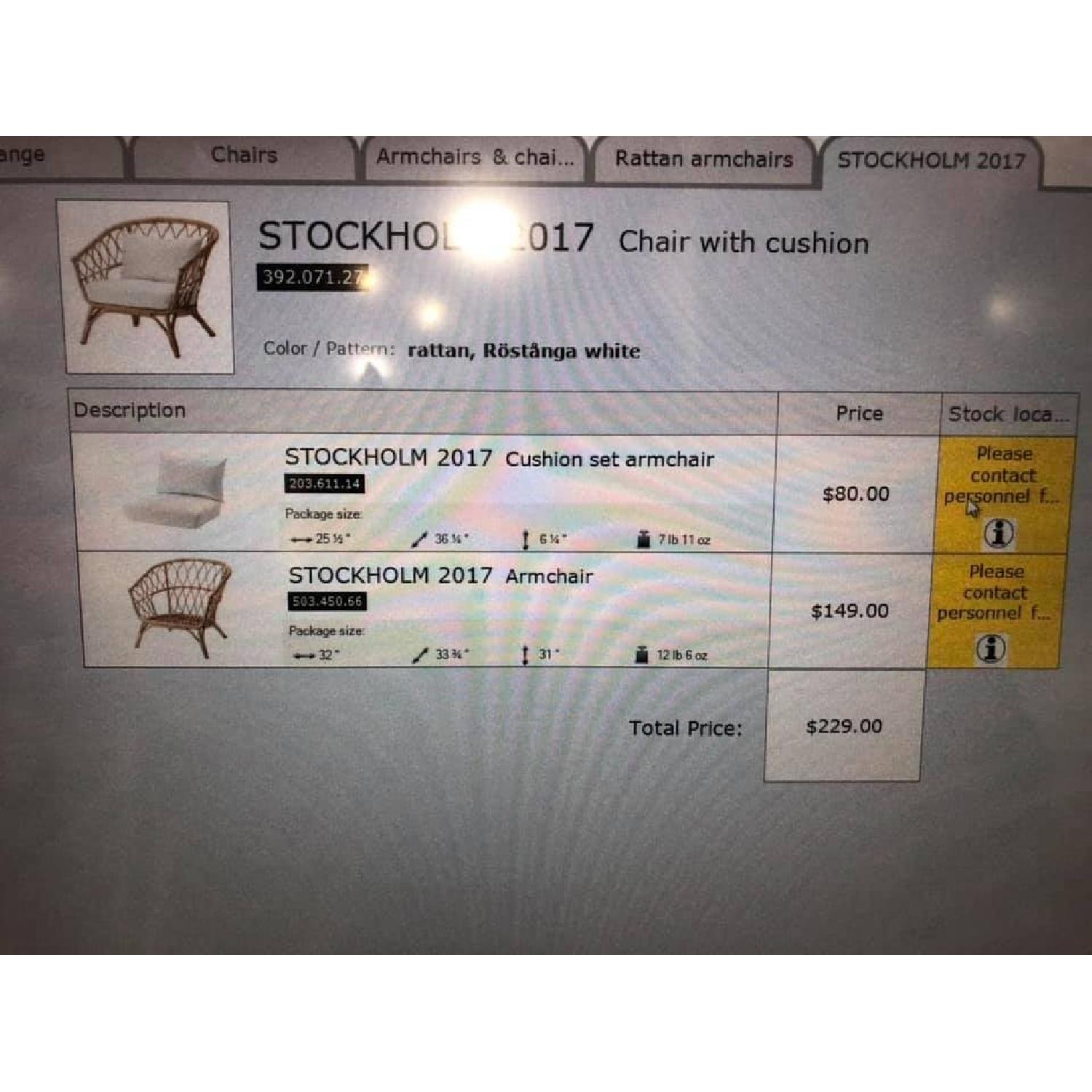 Ikea Stockholm Rattan Chair - image-4