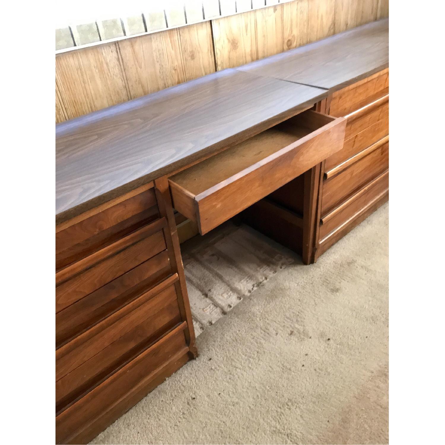 Kroehler Brown Desk - image-1