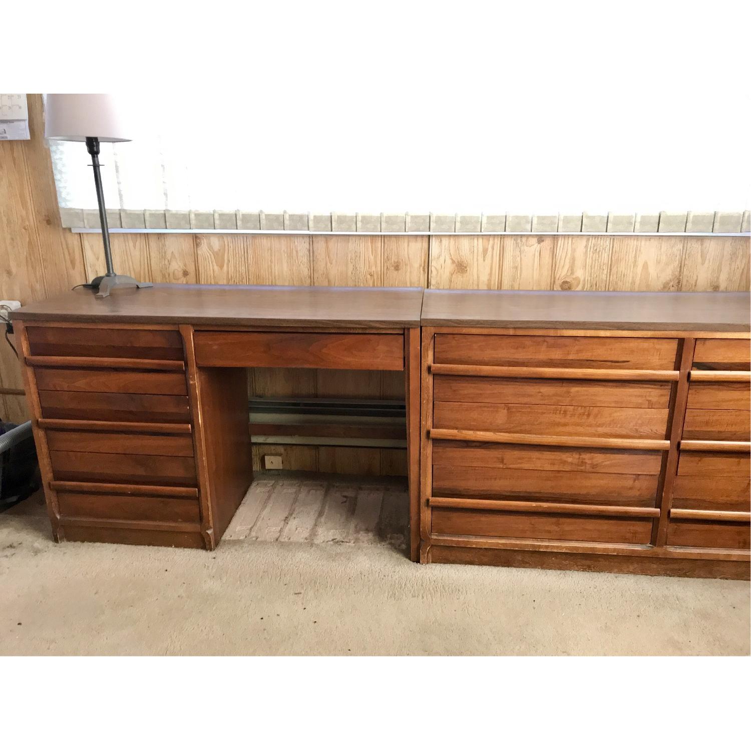 Kroehler Brown Desk - image-3