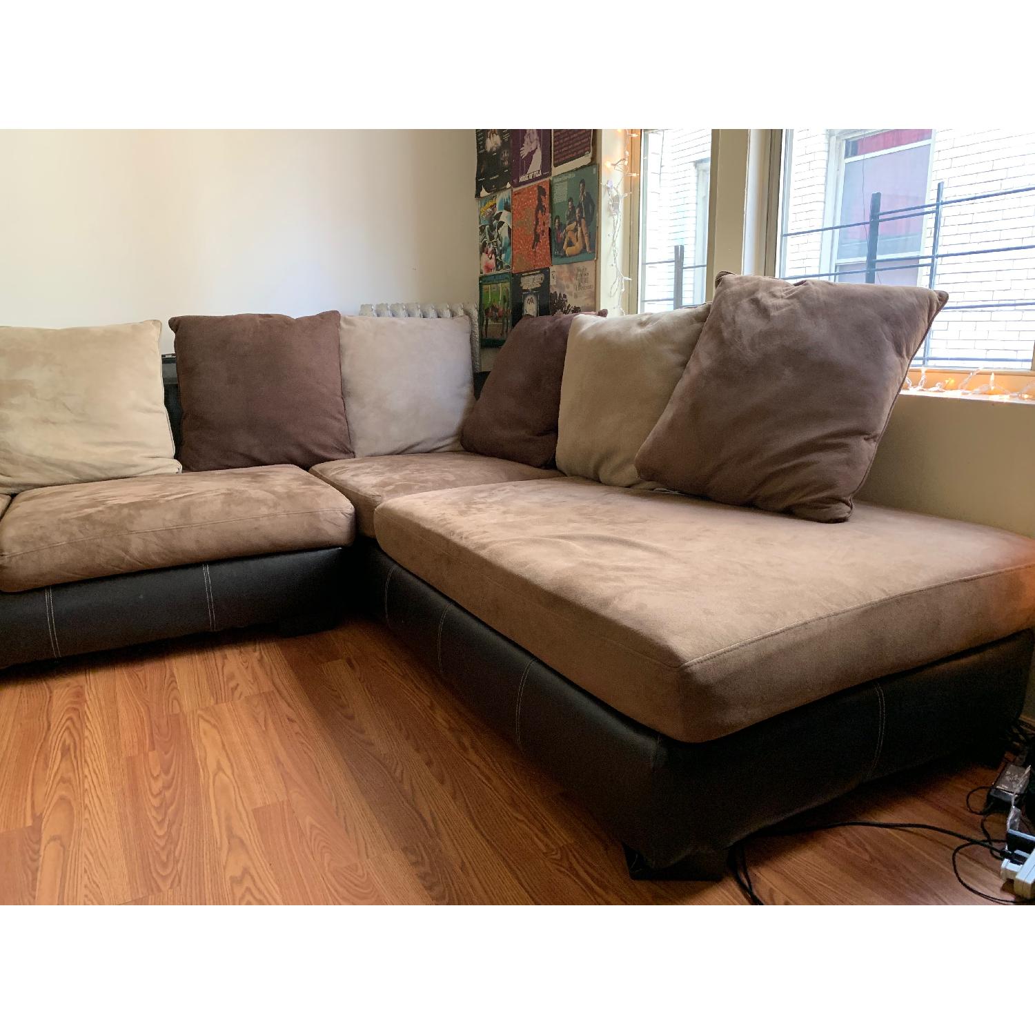 Affordable Home Furnishings Tempurpedic Sectional Sofa - image-1