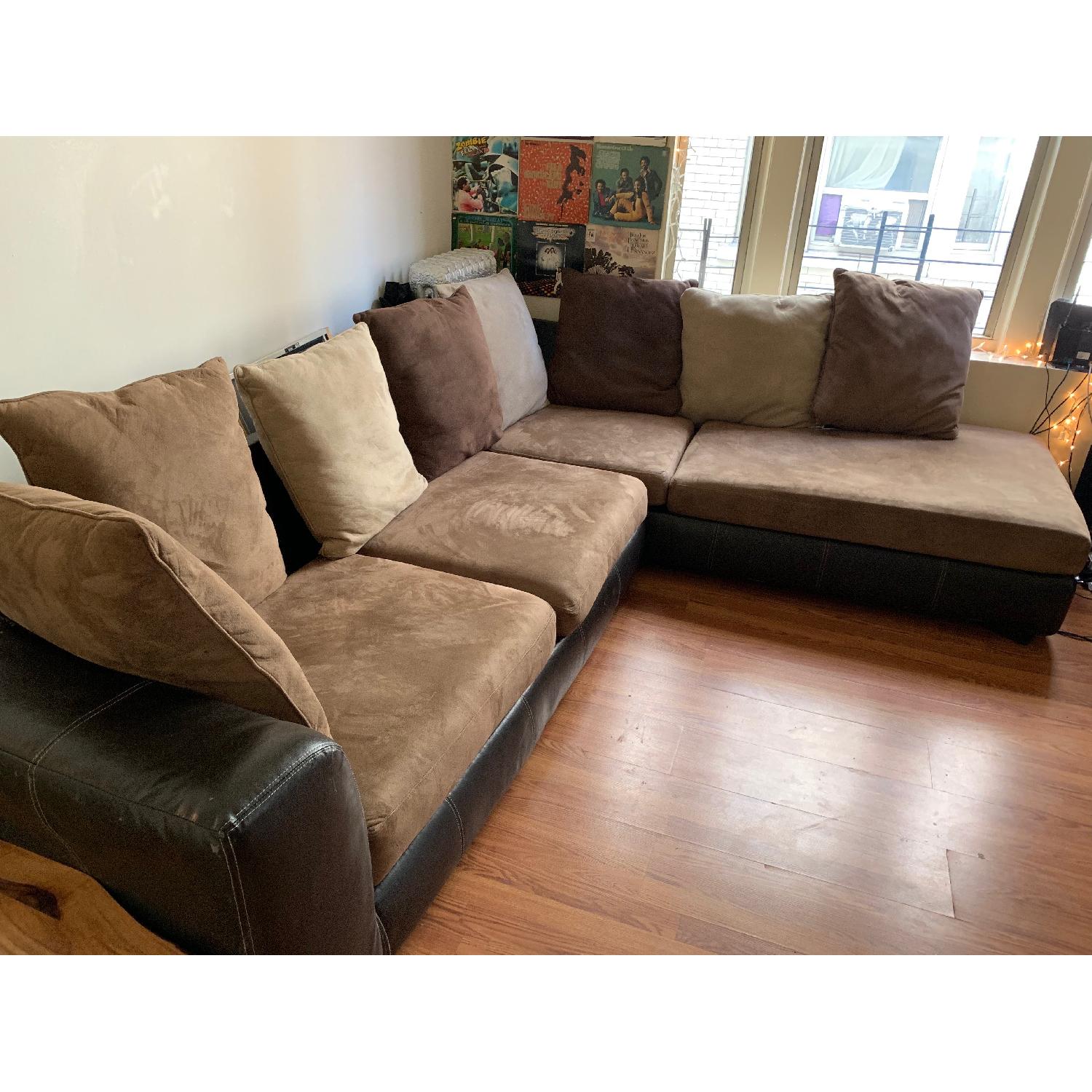 Affordable Home Furnishings Tempurpedic Sectional Sofa - image-2