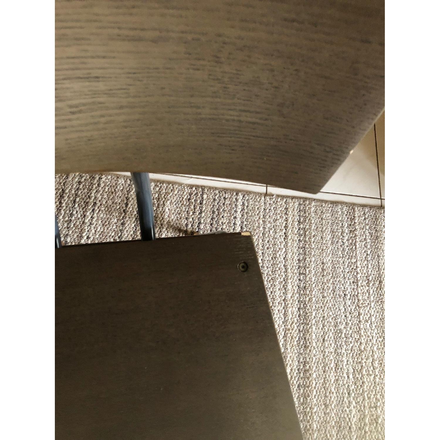 Crate & Barrel Mango Wood/Metal Dining Chairs - image-5