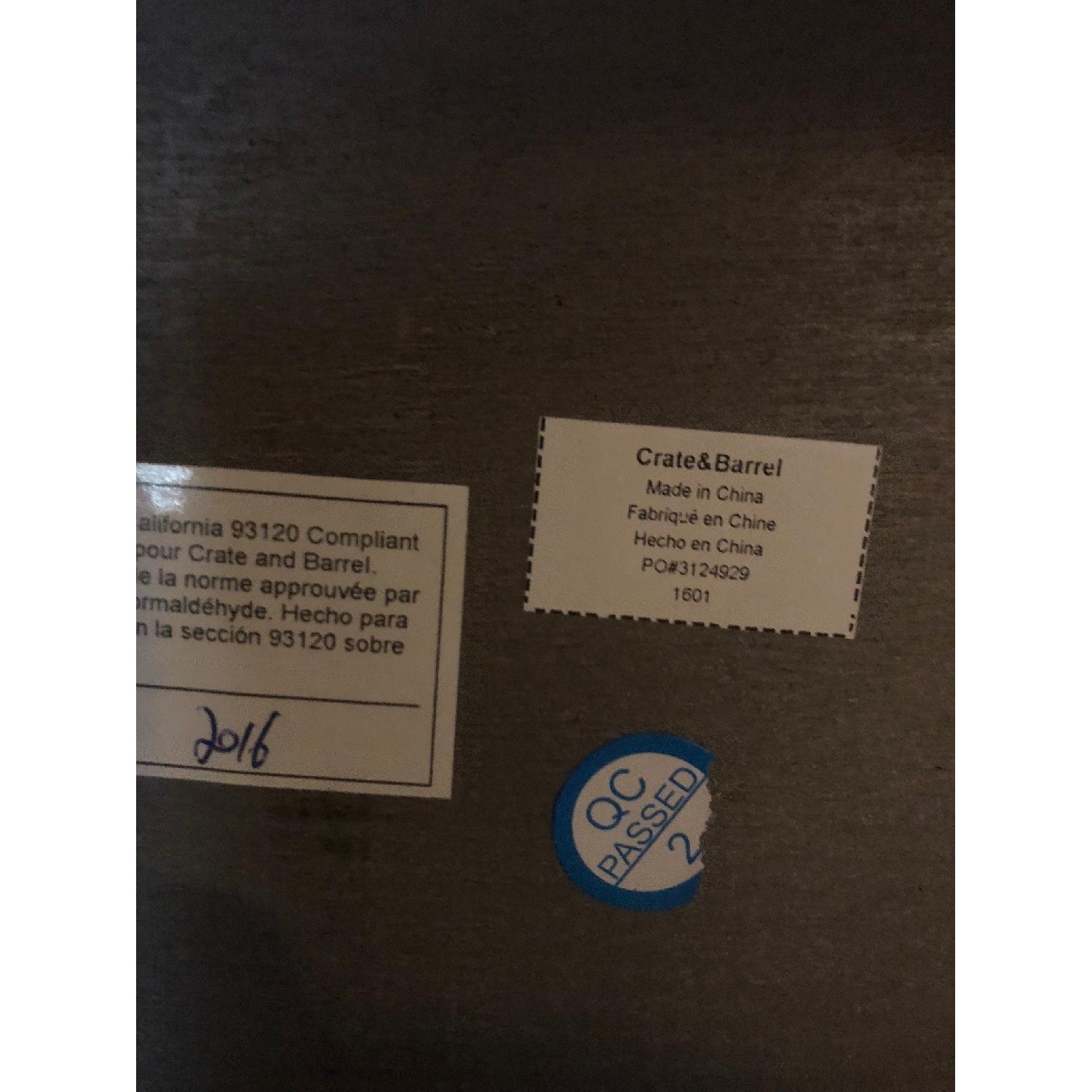 Crate & Barrel Mango Wood/Metal Dining Chairs - image-6