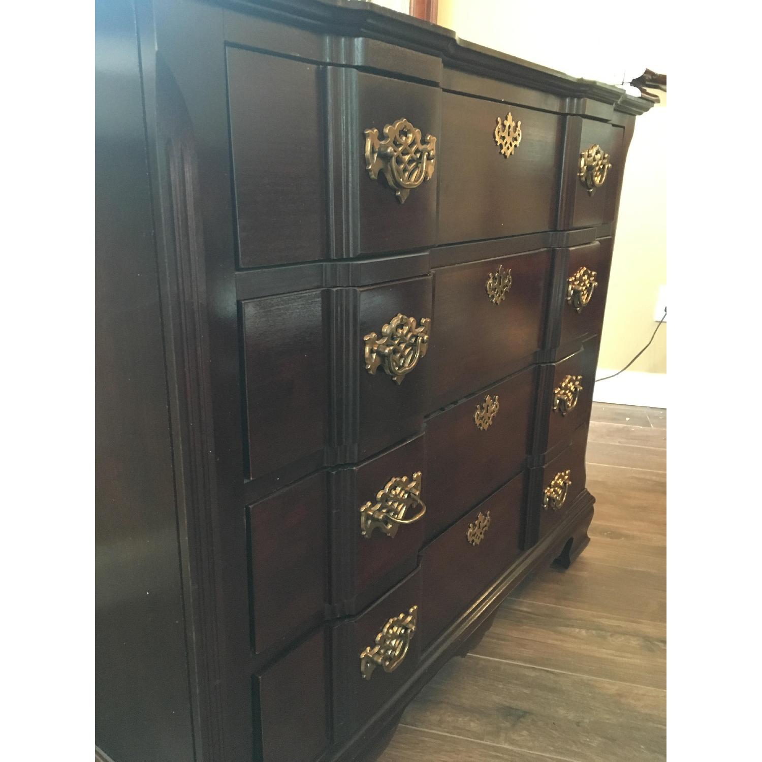 Vintage Buffet/Sideboard in Cherry w/ 4 Drawers - image-3