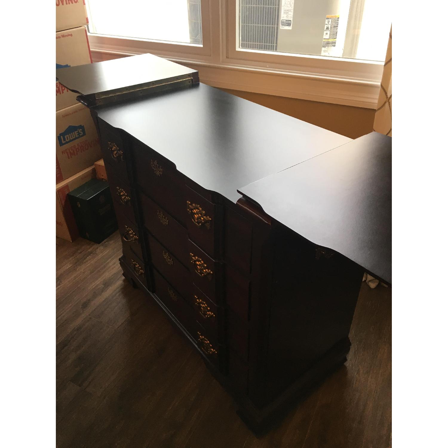 Vintage Buffet/Sideboard in Cherry w/ 4 Drawers - image-4