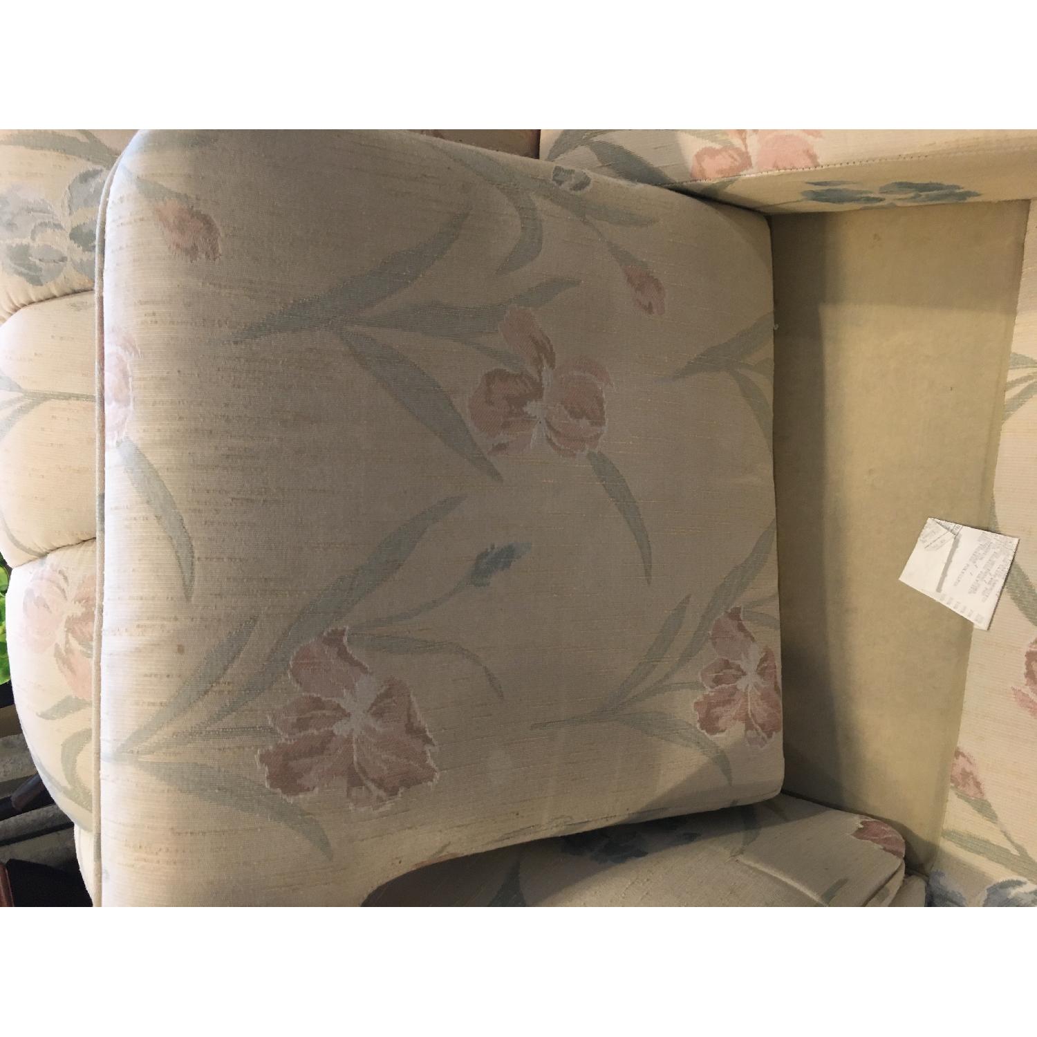 Vintage Queen Anne Camelback Sofa - image-5