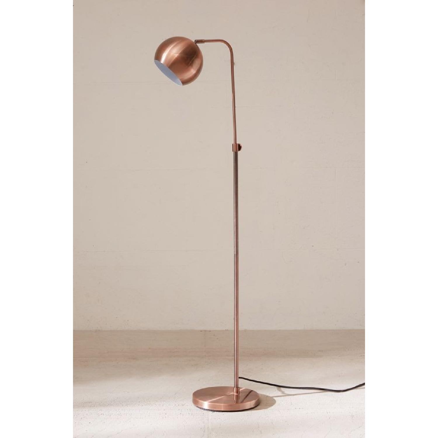 Urban Outfitters Adjustable Copper Floor Lamp AptDeco