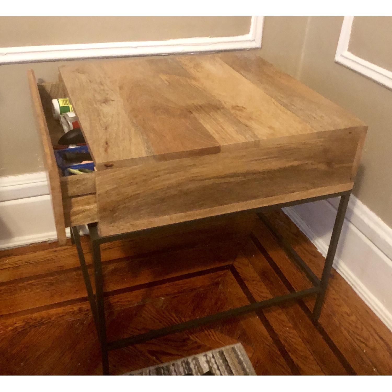 West Elm Industrial Storage Side Table - image-2