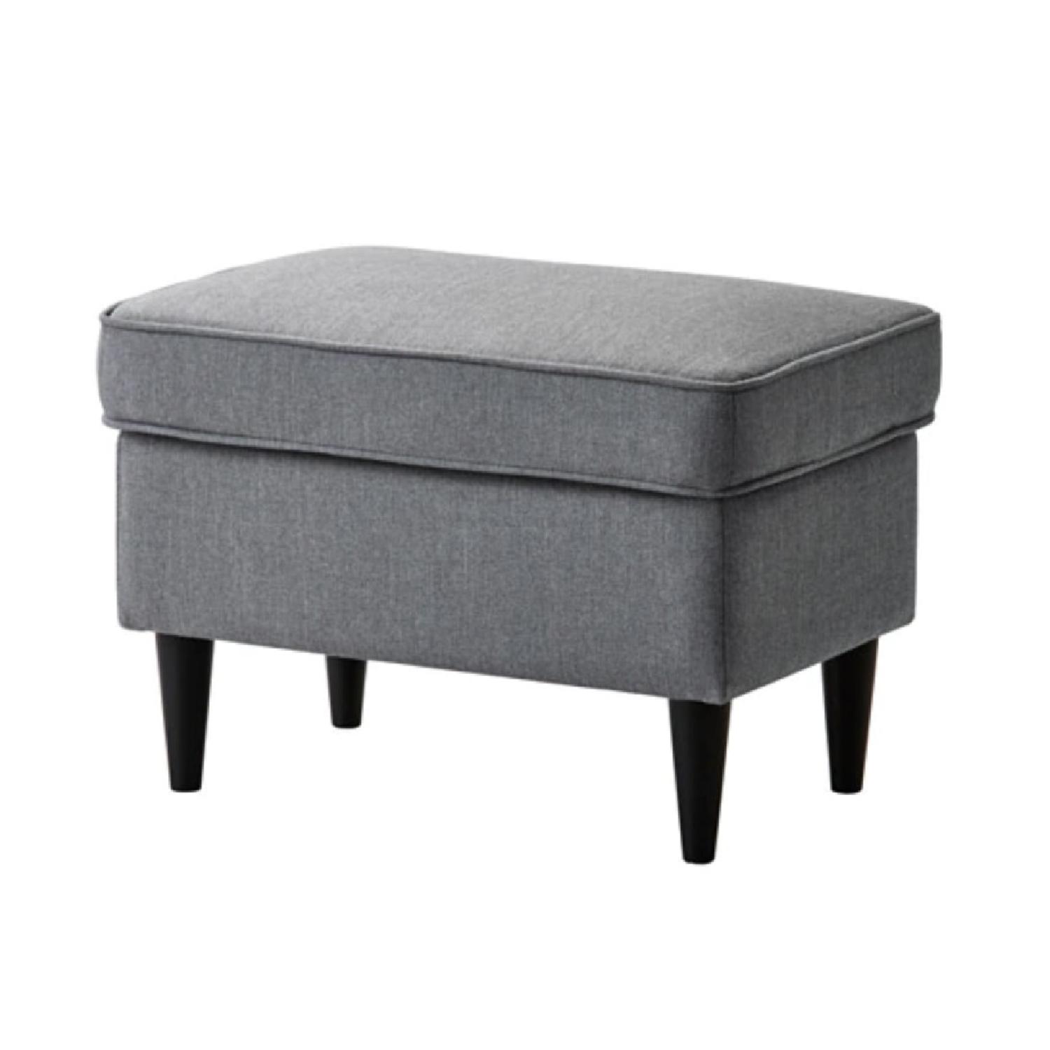 Ikea Strandmon Wing Chair & Ottoman - image-3