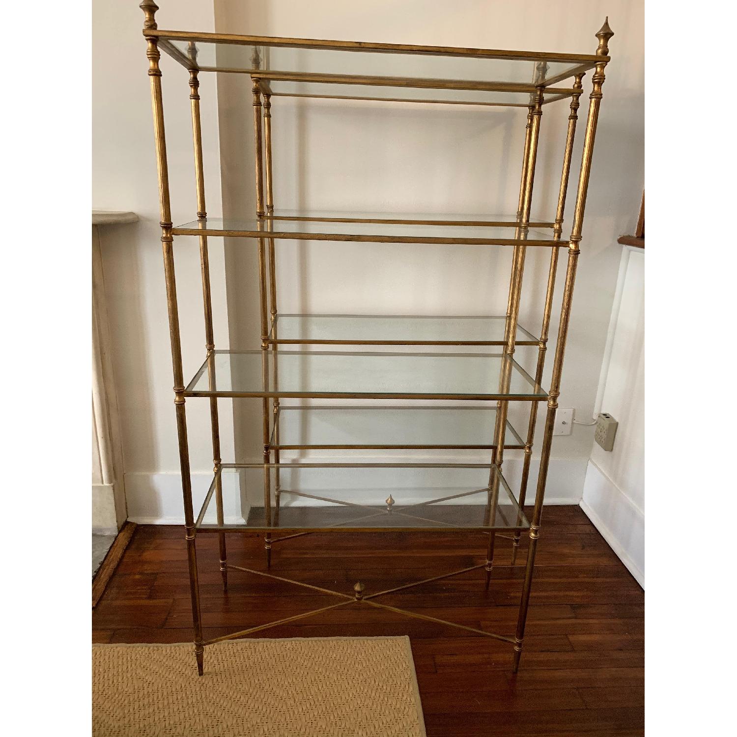 Uttermost Henzler Gold & Glass Etageres - image-3