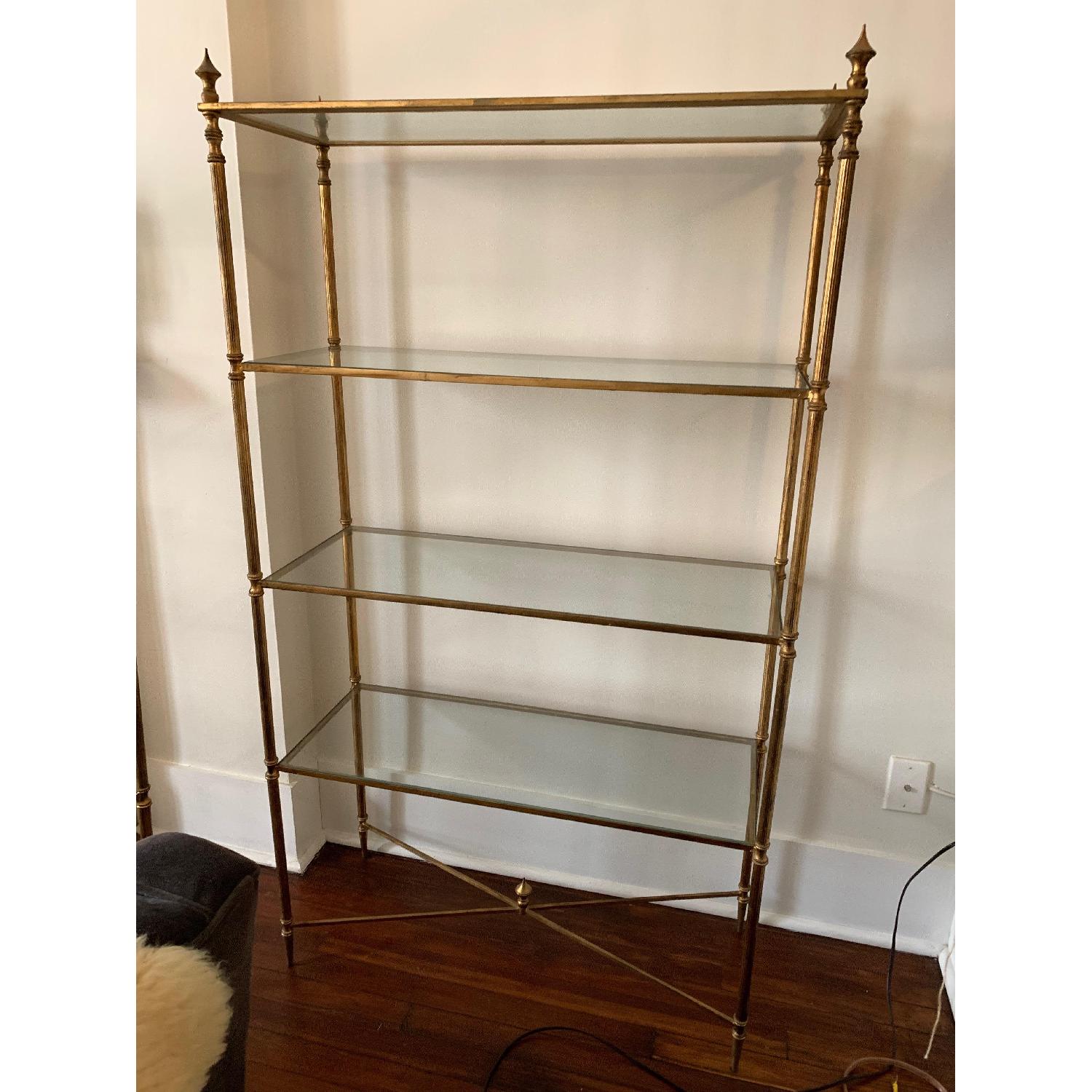 Uttermost Henzler Gold & Glass Etageres - image-4