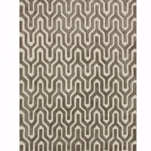 nuLOOM Handmade Trellis Natural Color Wool Rug - 8' x 10