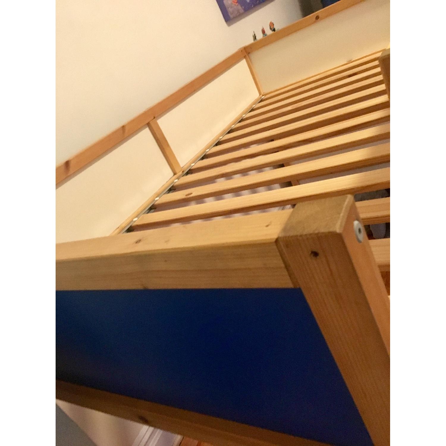 Ikea Kura Bed in Blue w/ Blue Tent Bed - image-3