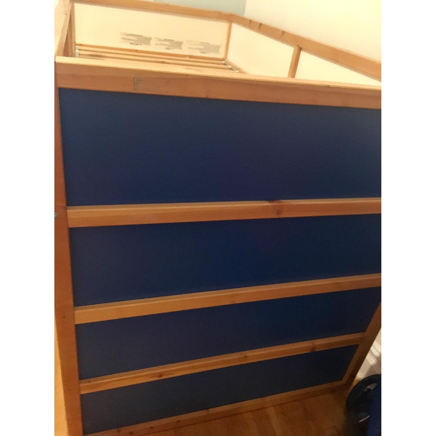 Ikea Kura Bed in Blue w/ Blue Tent Bed - image-5