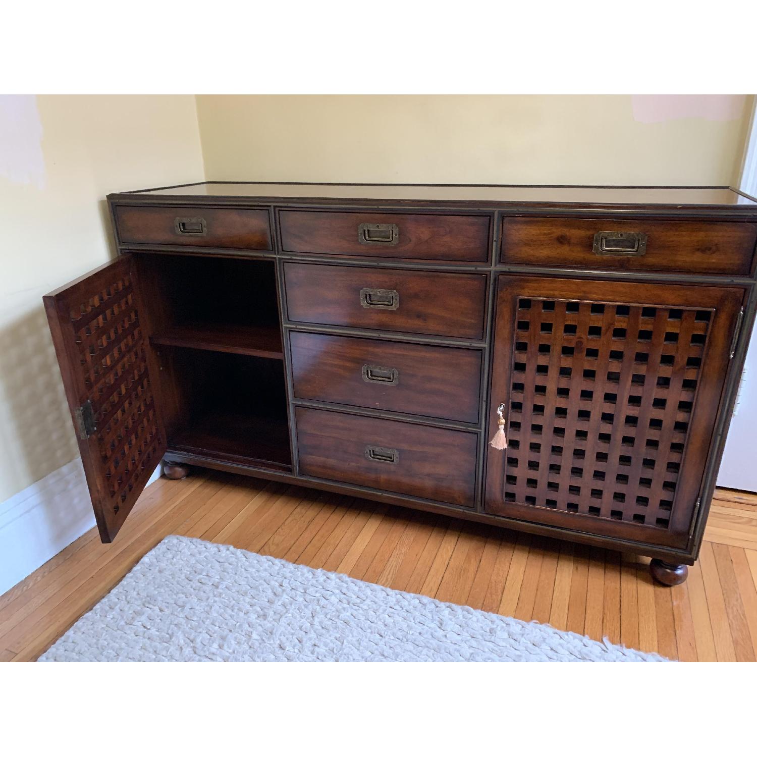 Theodore Alexander Campaign Credenza/Sideboard - image-7