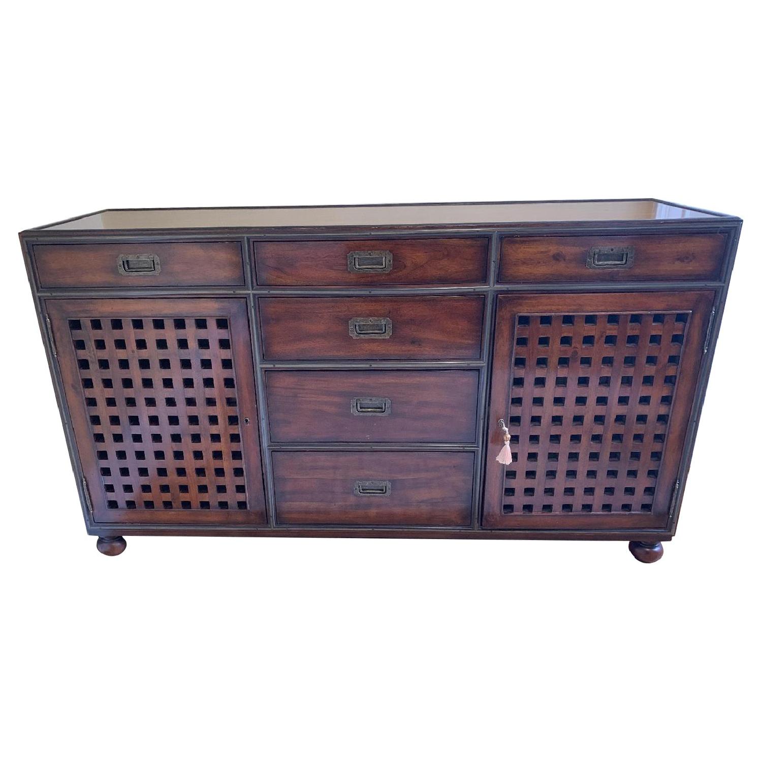 Theodore Alexander Campaign Credenza/Sideboard - image-0