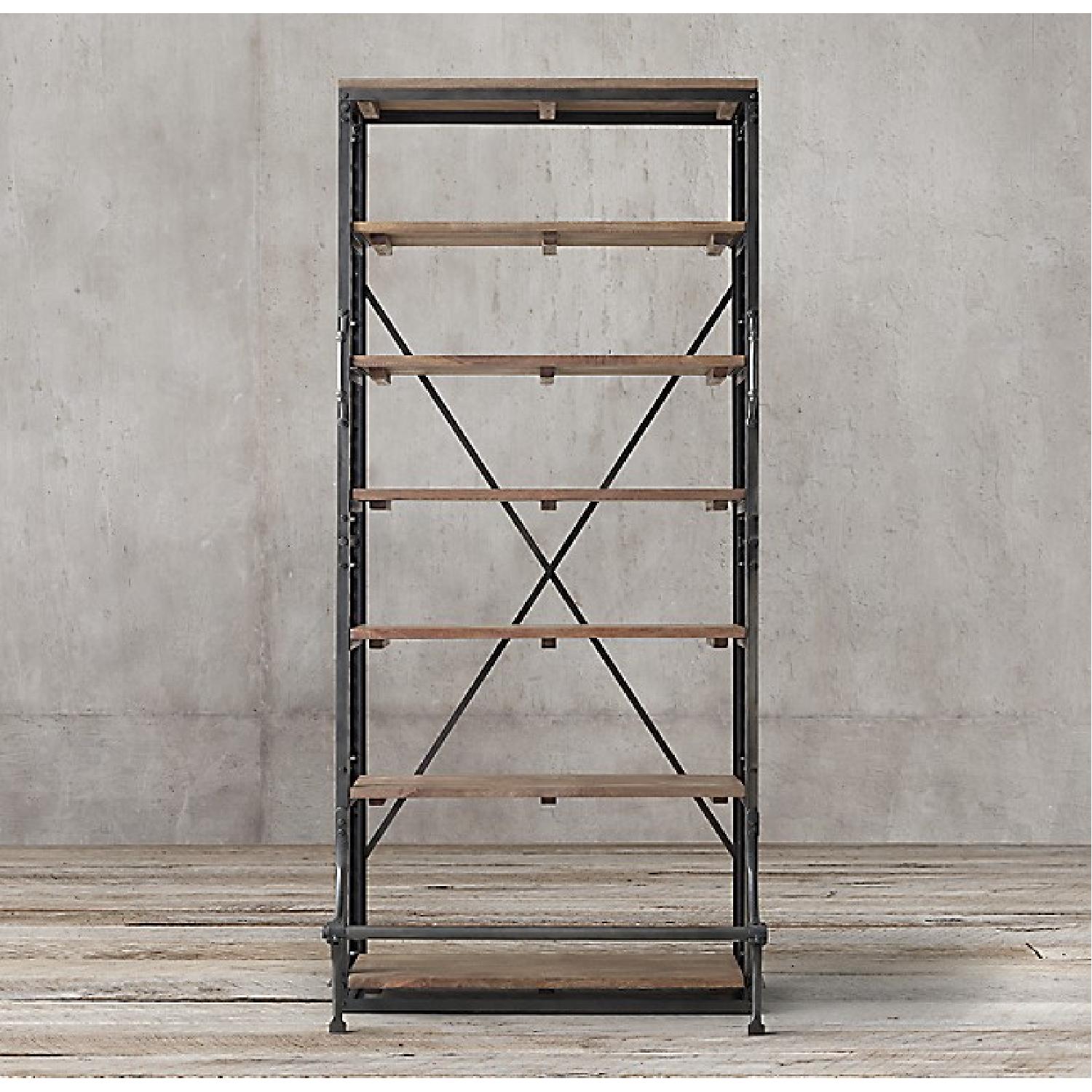 Restoration Hardware French Library Shelving Unit - image-3
