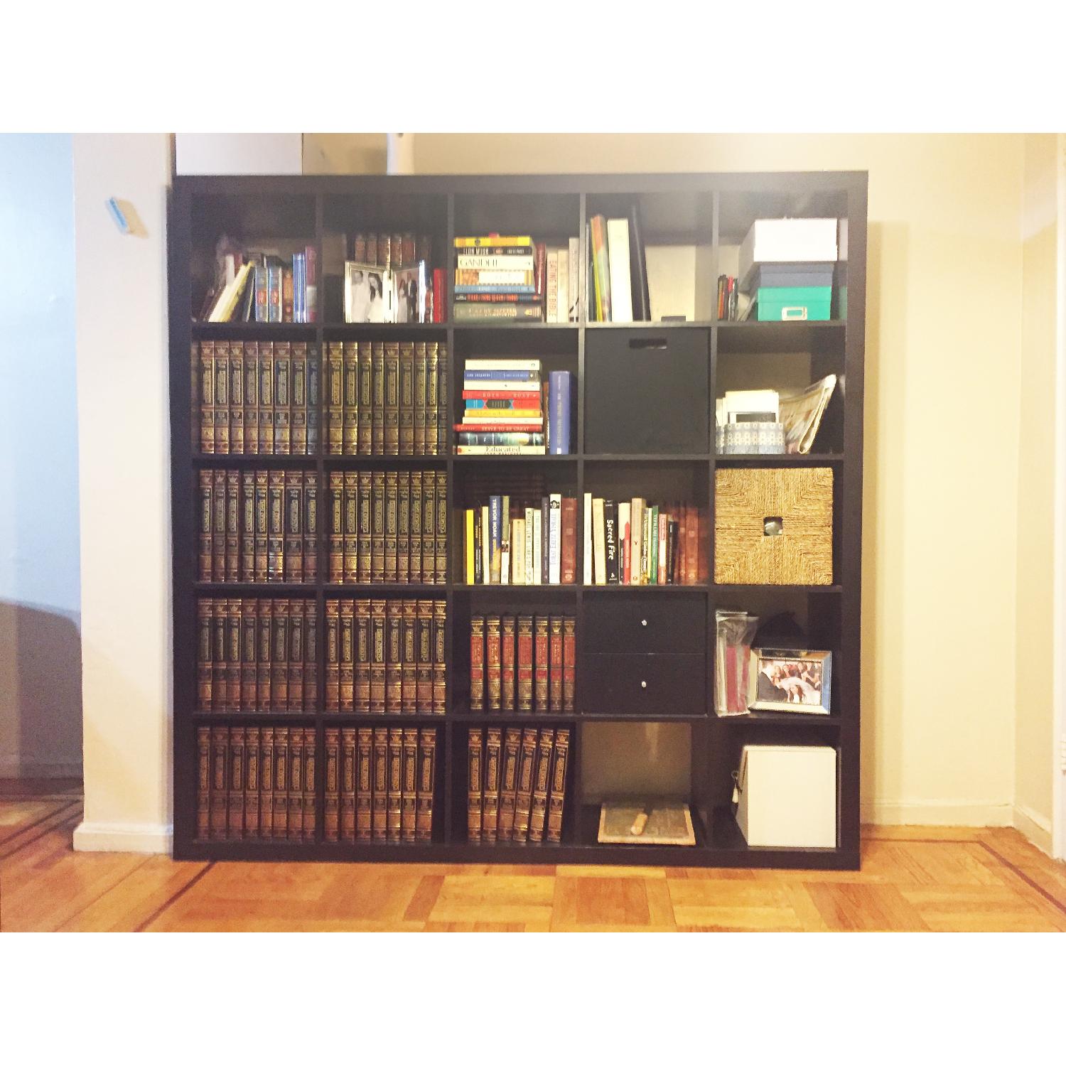 Ikea Kallax Shelf Unit w/ 2 Drawer Inserts - image-2