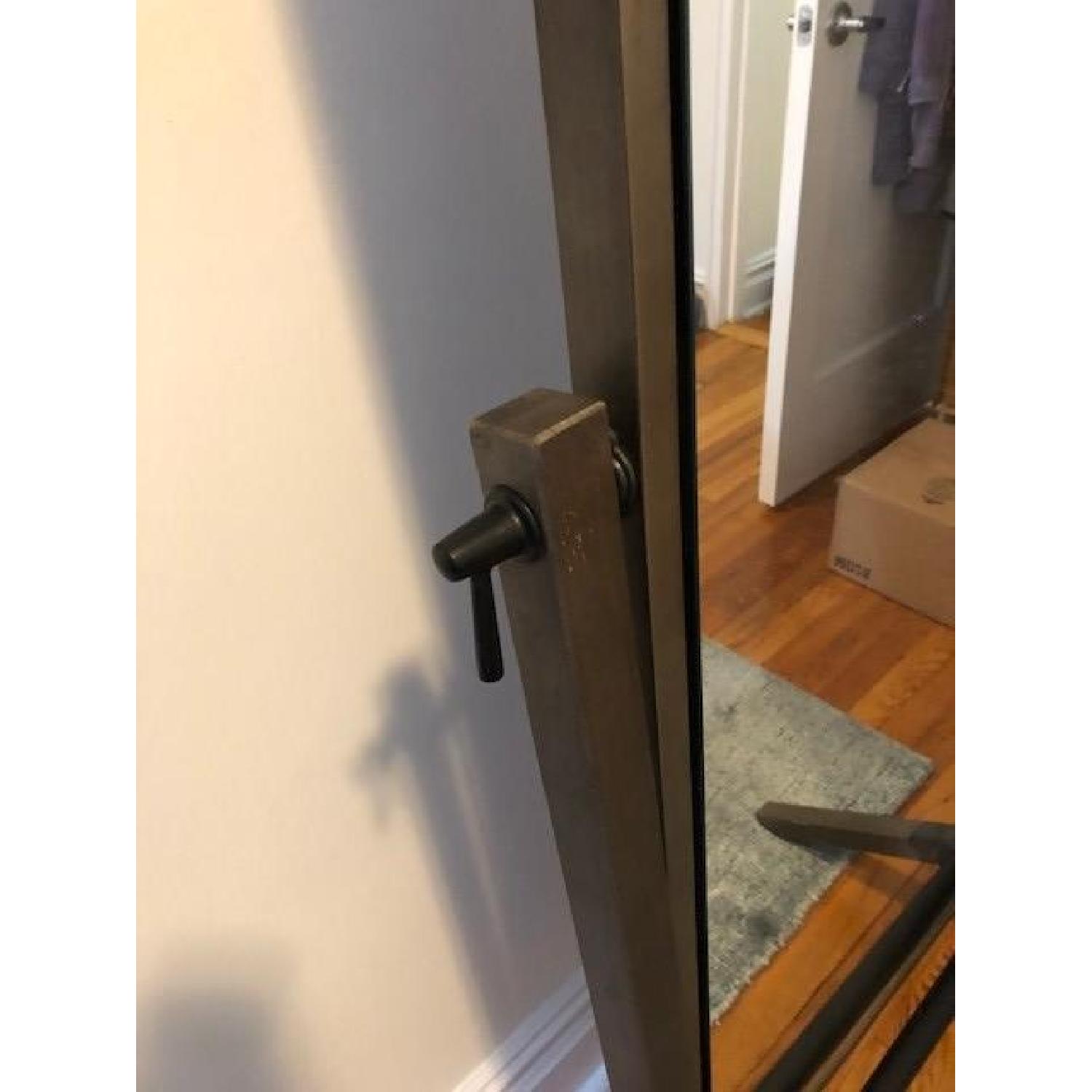 Crate & Barrel Malvern Grey Cheval Floor Mirror - image-4