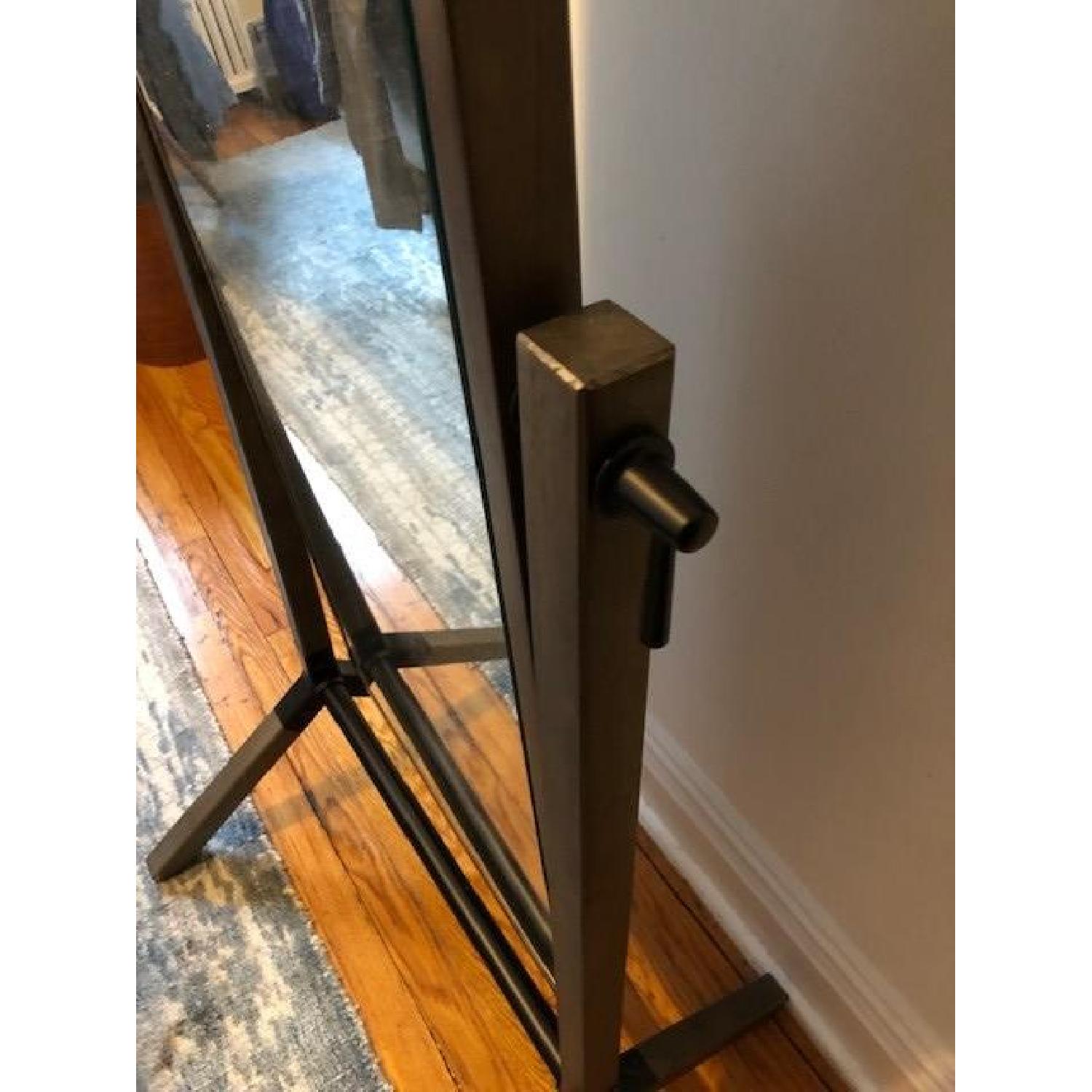 Crate & Barrel Malvern Grey Cheval Floor Mirror - image-6