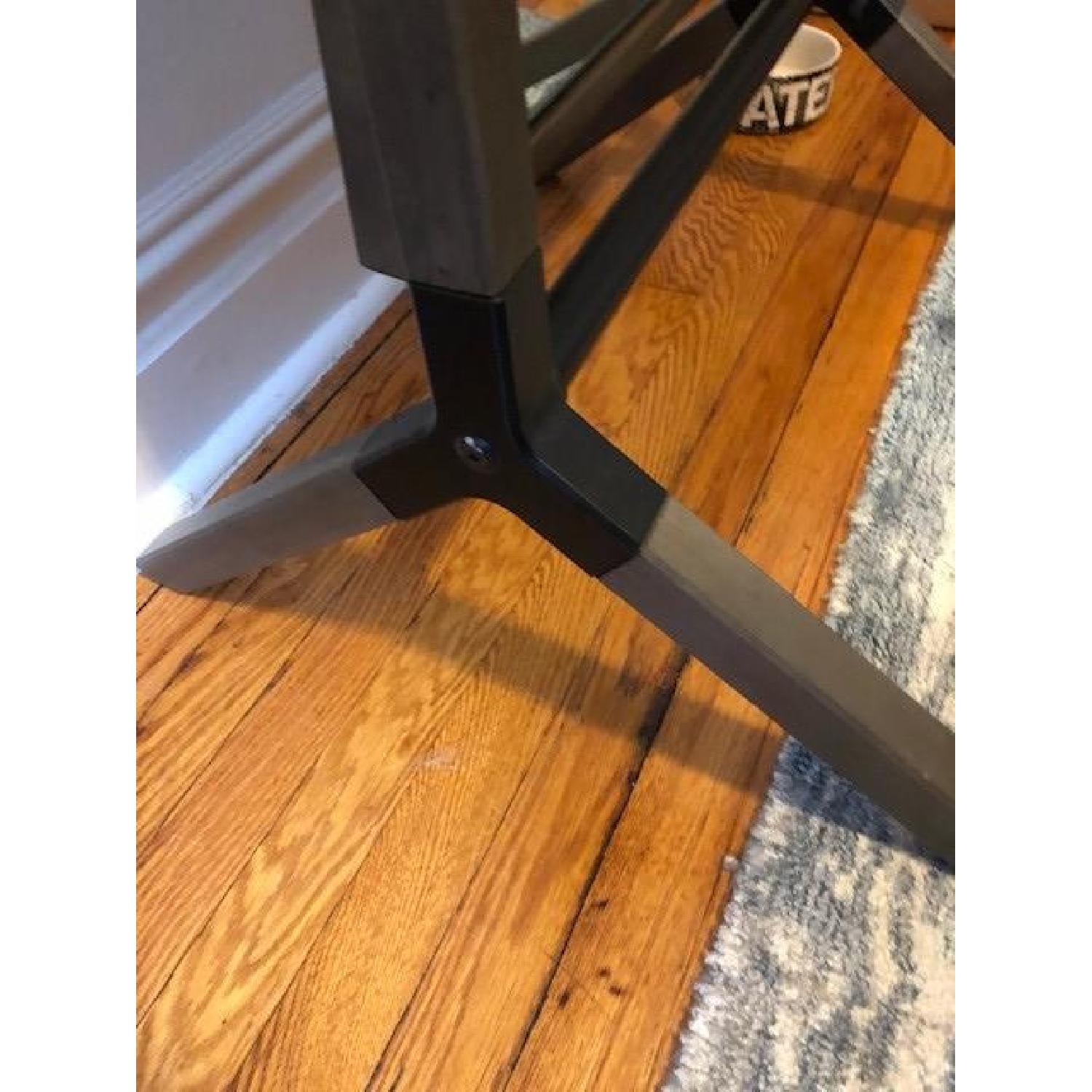 Crate & Barrel Malvern Grey Cheval Floor Mirror - image-8