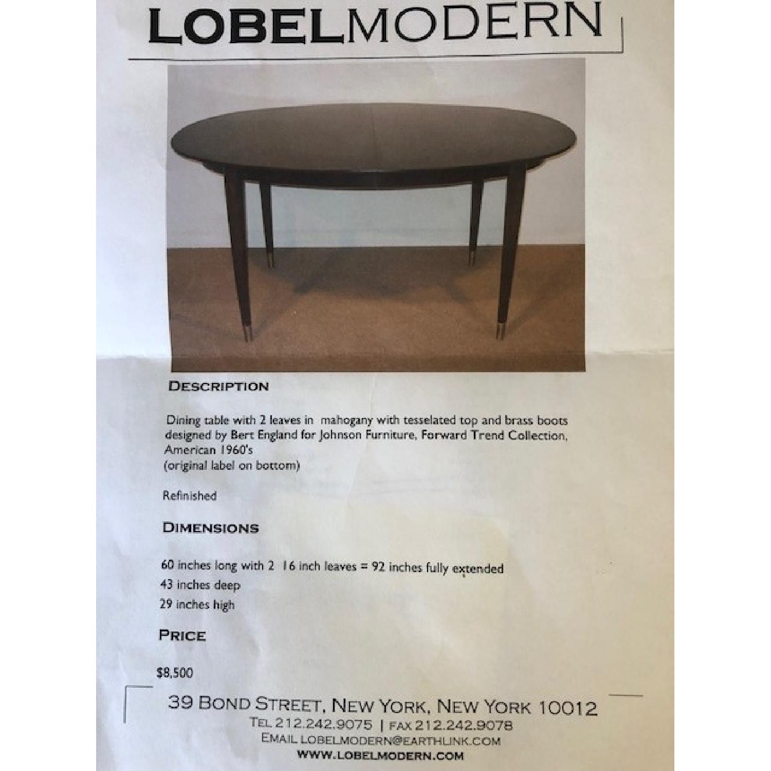 Bert England 1960's American Dining Table - image-6