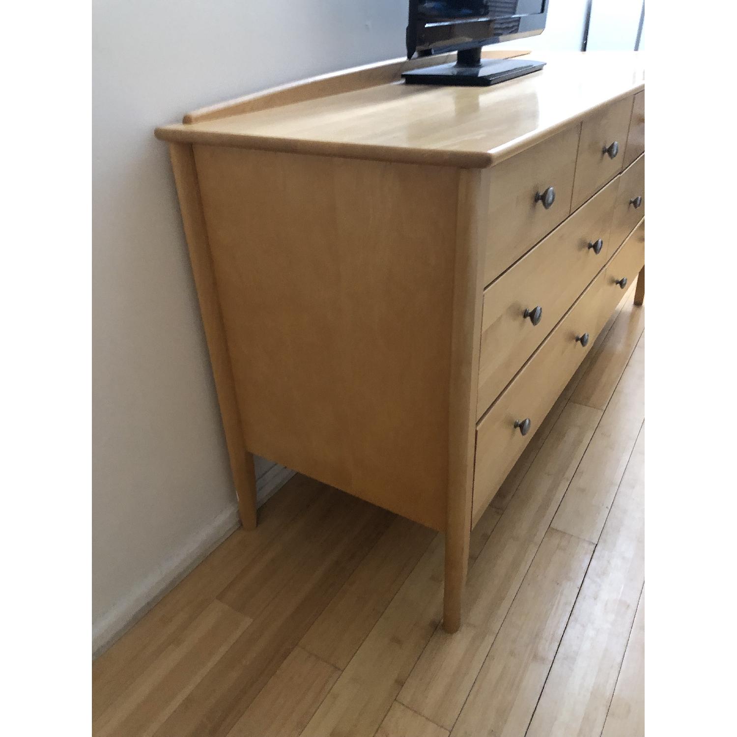 Modern Wood Natural 6 Drawer Dresser - image-3