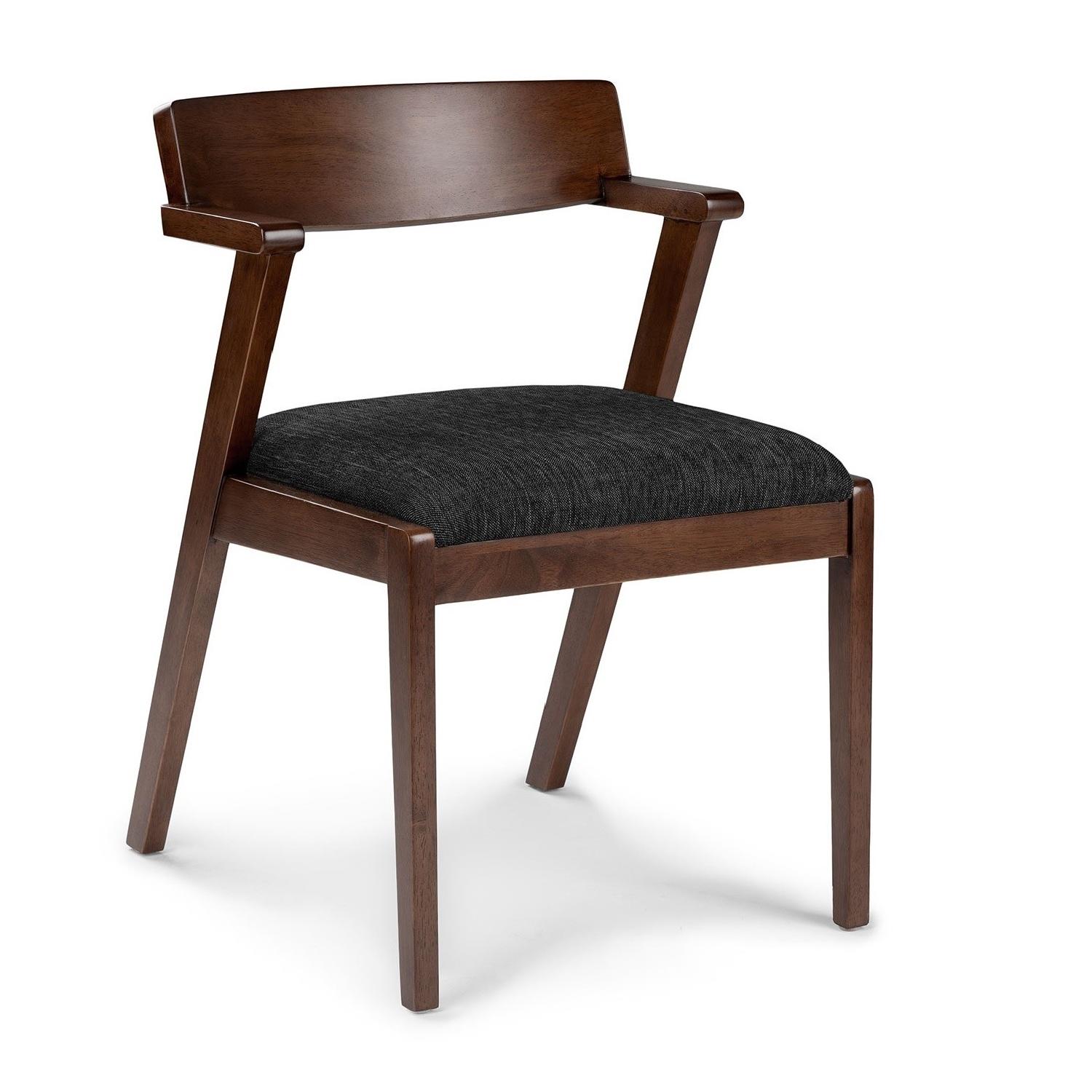 Article Zola Dining Chair in Licorice/Walnut
