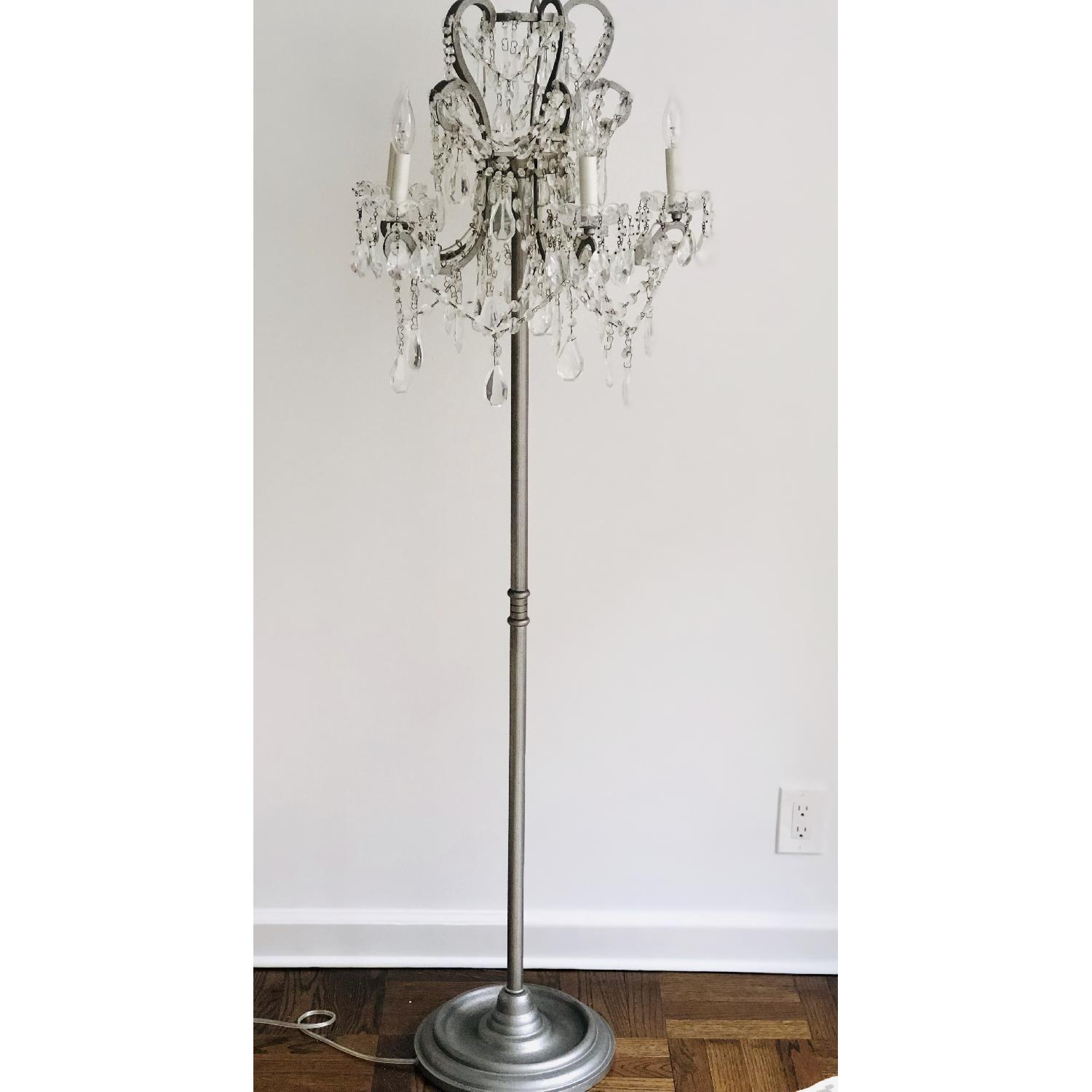 Restoration Hardware Chandelier Floor Lamp - image-1