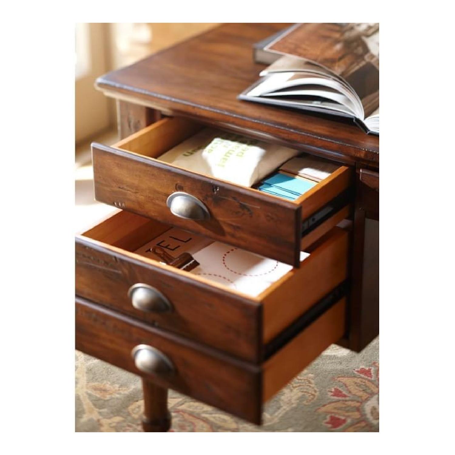 Pottery Barn Printer's Keyhole Desk AptDeco