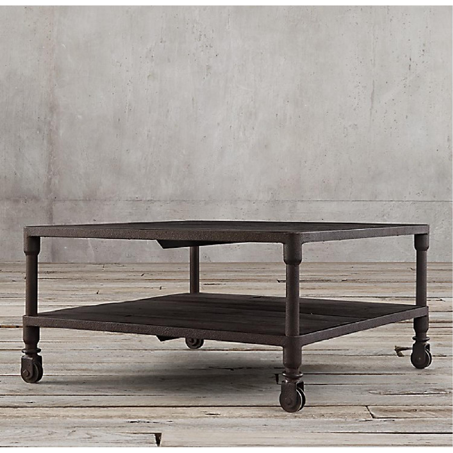 Restoration Hardware Dutch Industrial Coffee Table - image-3