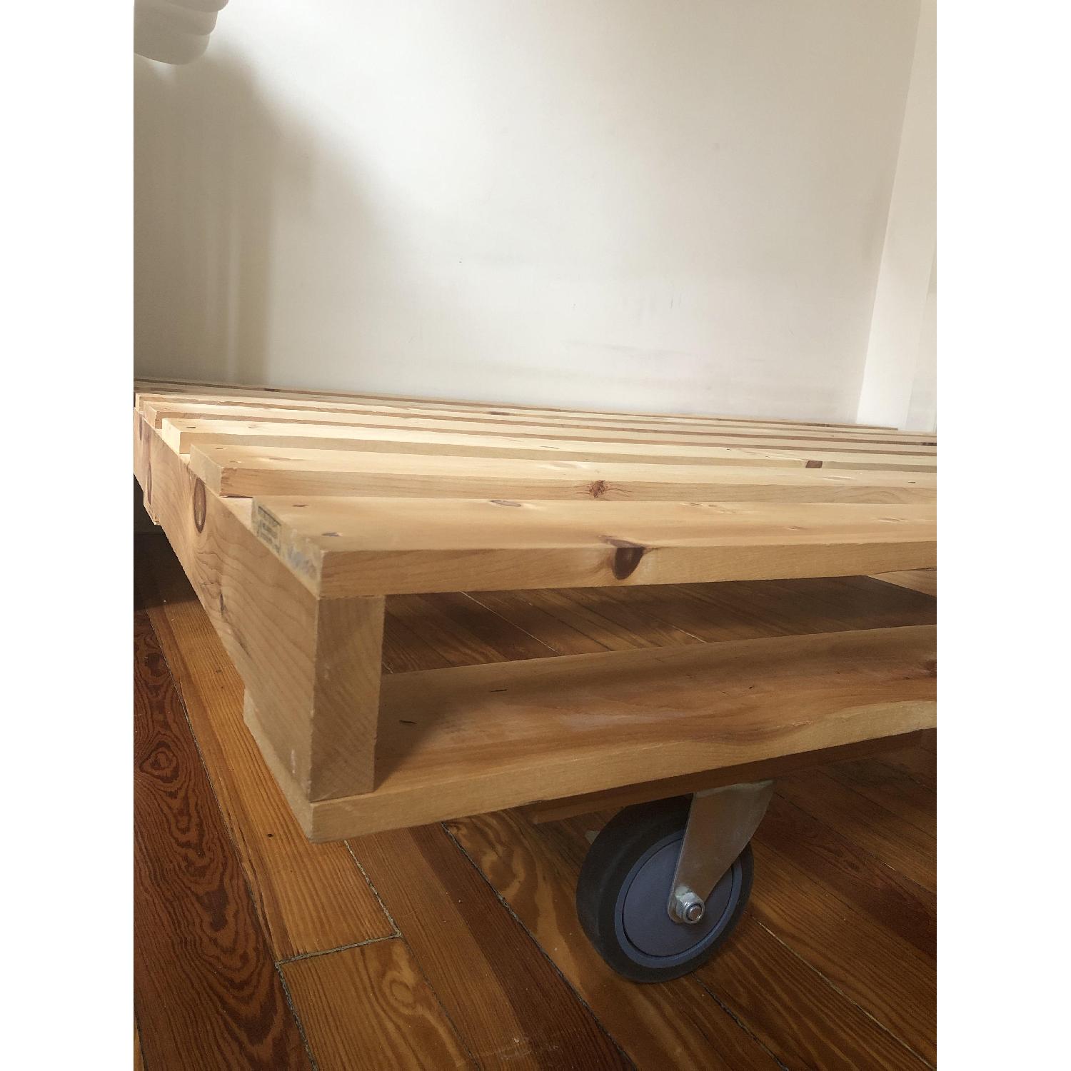 Handmade Queen Size Pallet Bed - image-1