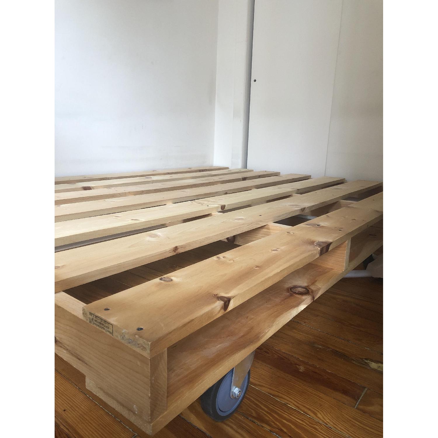 Handmade Queen Size Pallet Bed - image-3