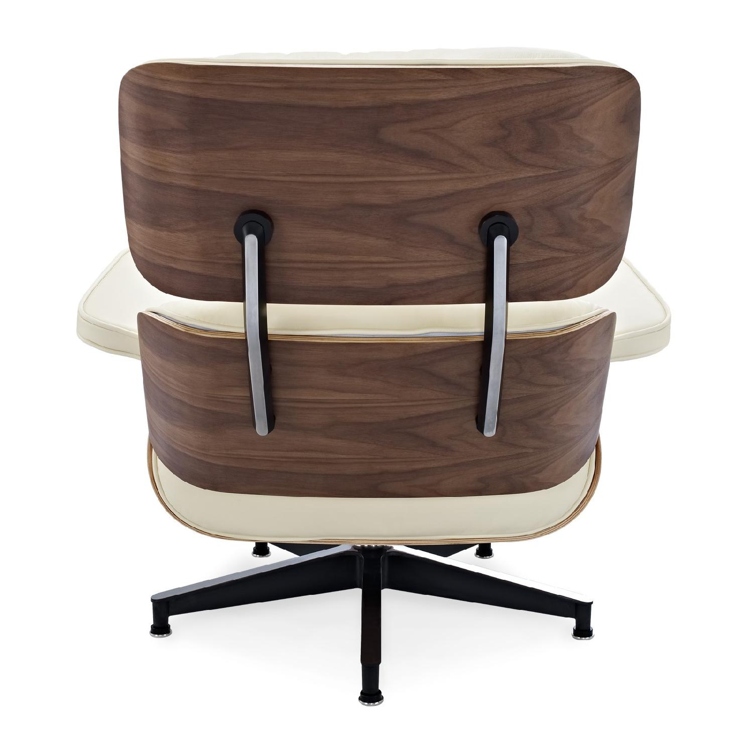 Eames Lounge Chair Replica in White - image-2