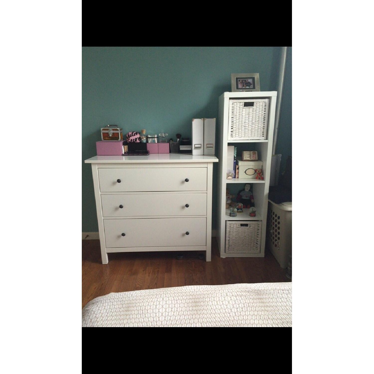 Ikea White Shelving Unit - image-2