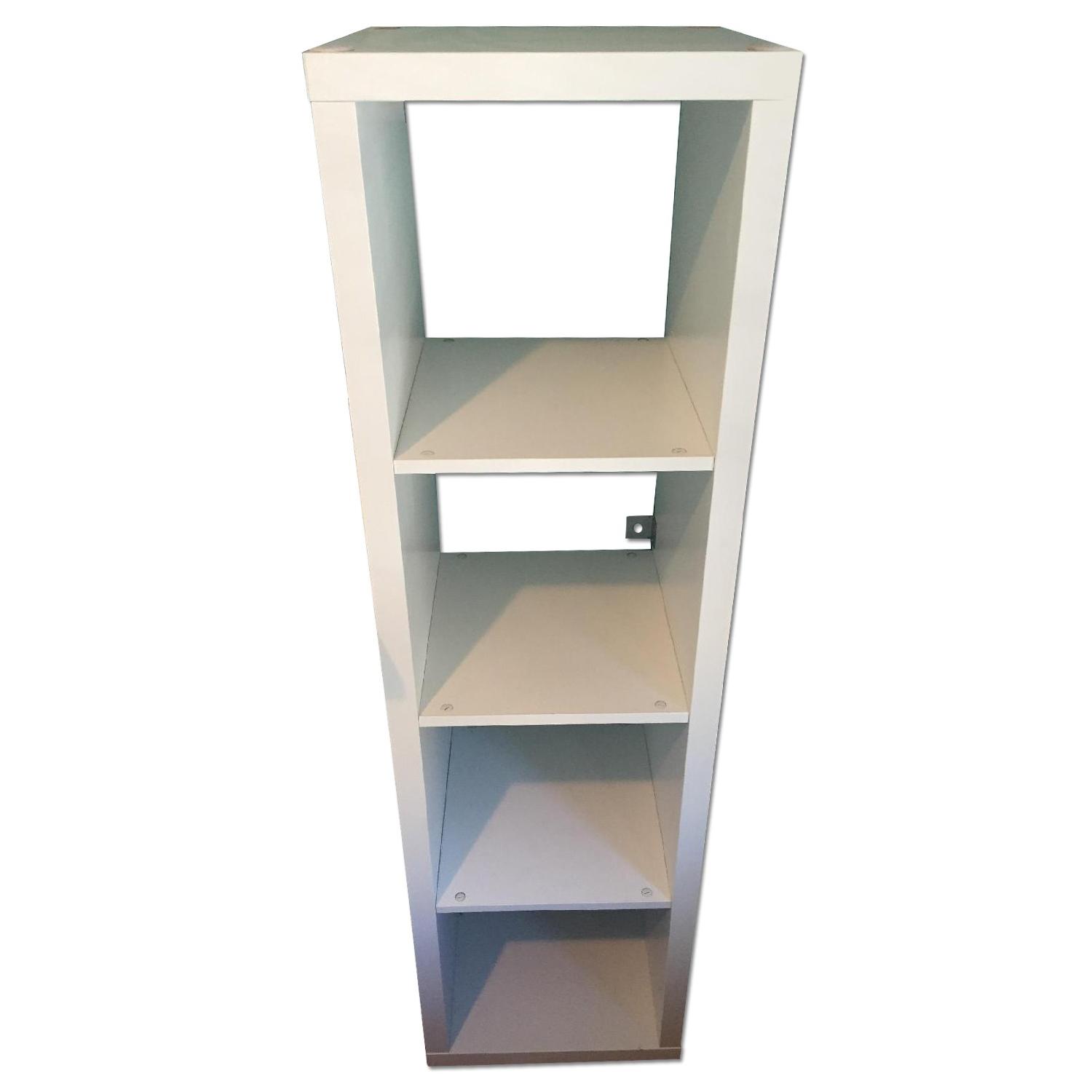 Ikea White Shelving Unit - image-0