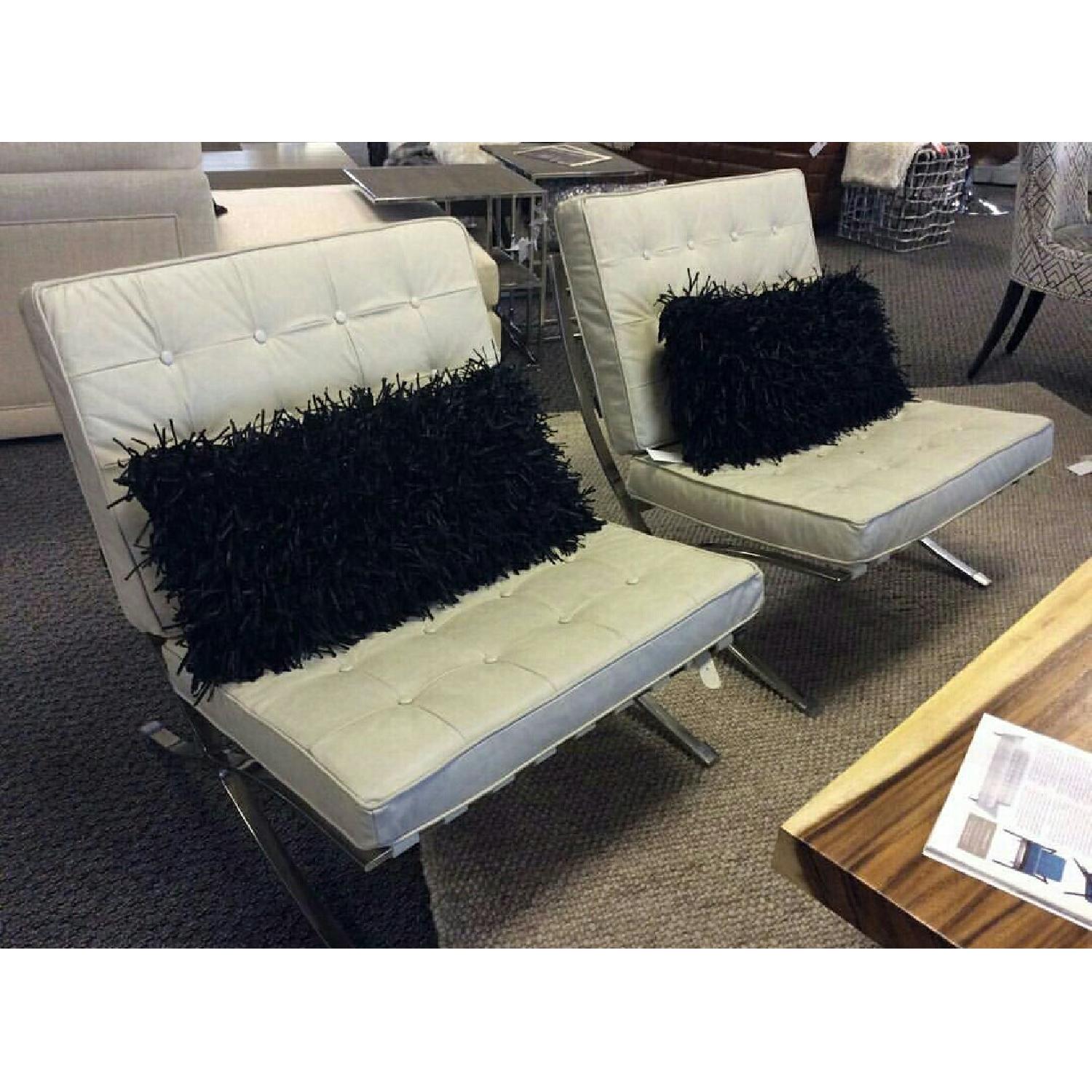 Barcelona Chair Replica in White - image-5