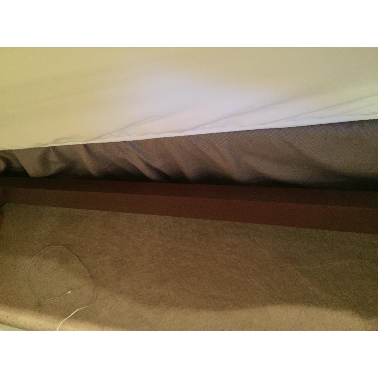 Raymour & Flanigan King Wood Panel Bed Frame - image-2