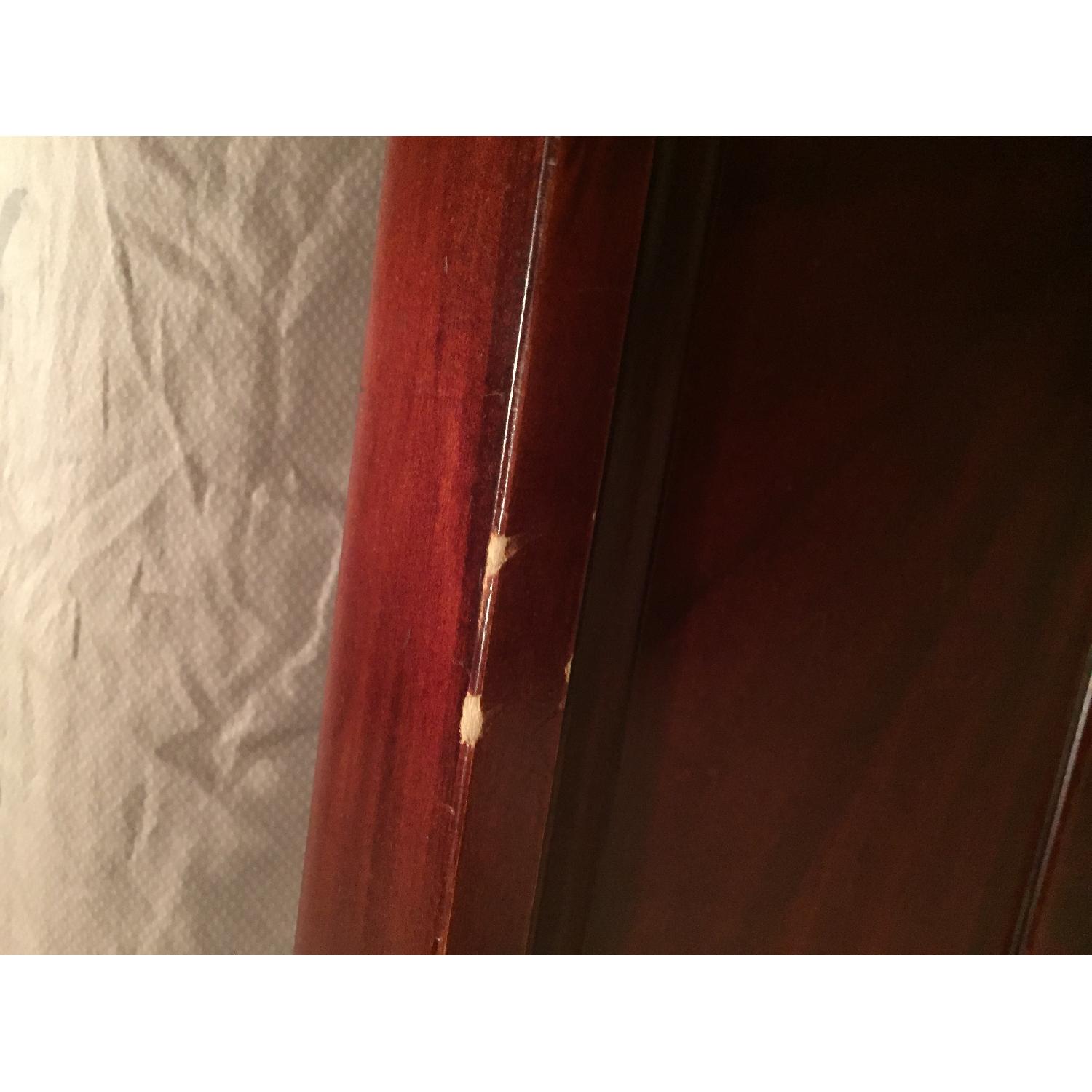 Raymour & Flanigan King Wood Panel Bed Frame - image-7