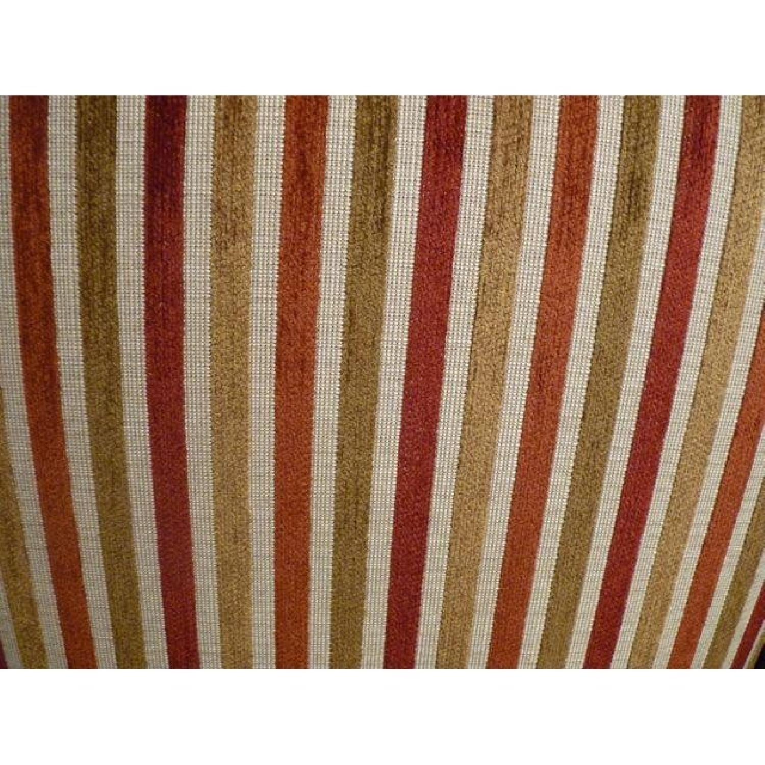 Crate & Barrel Striped Club Chair - image-3