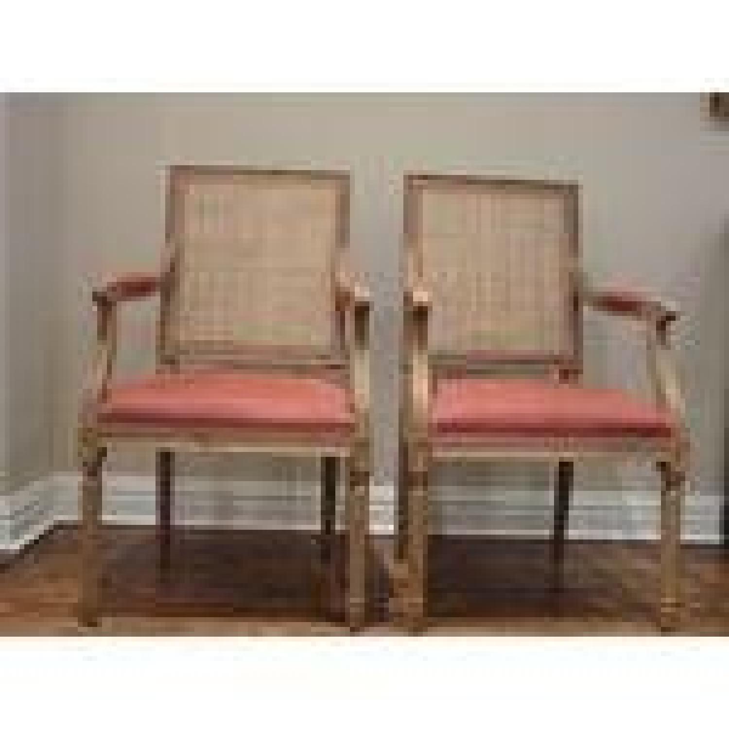 Restoration Hardware Cane Back Chairs - image-6